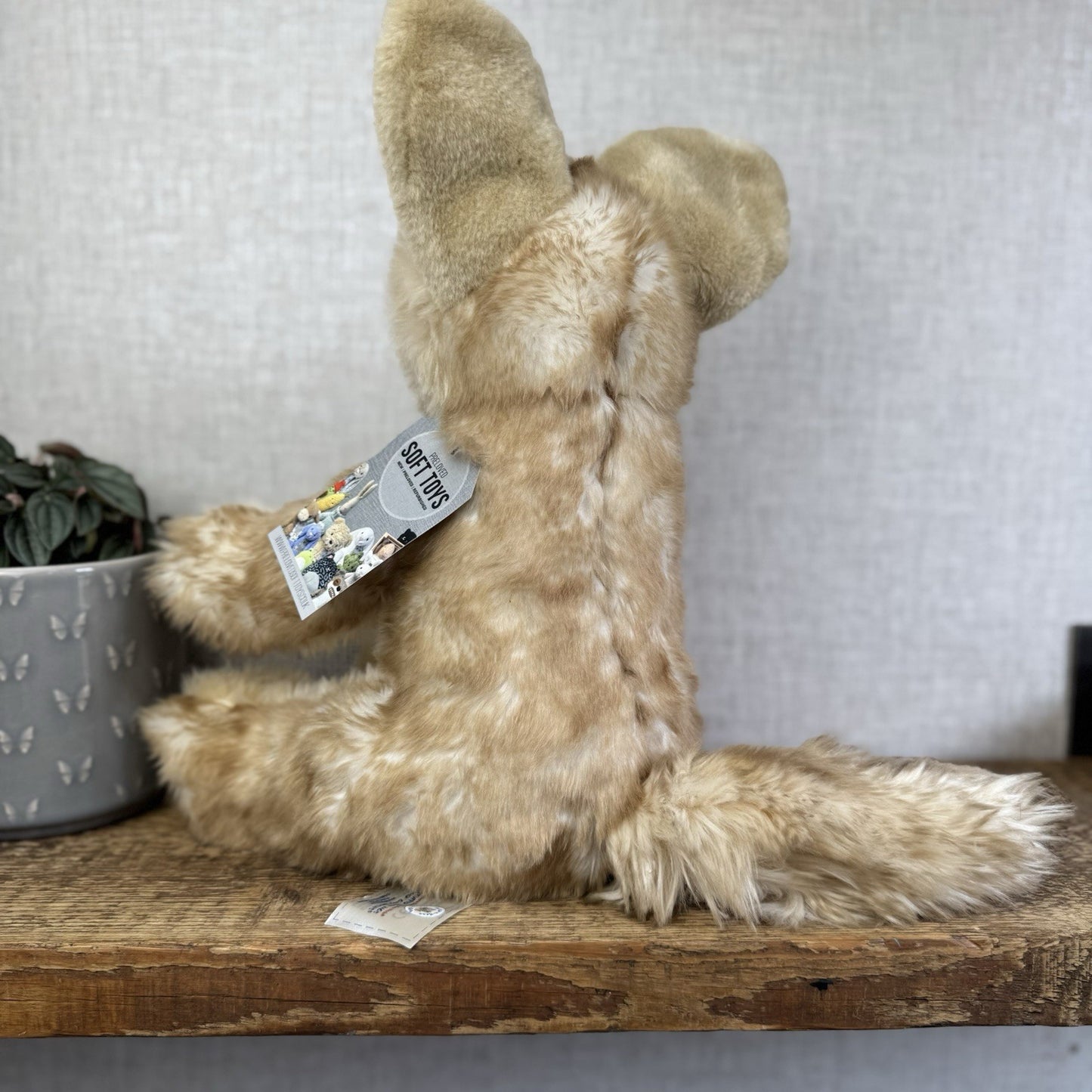 Build A Bear WWF Fennec Fox - New Without Tags Arctic Fox Soft Toy Bear 16"