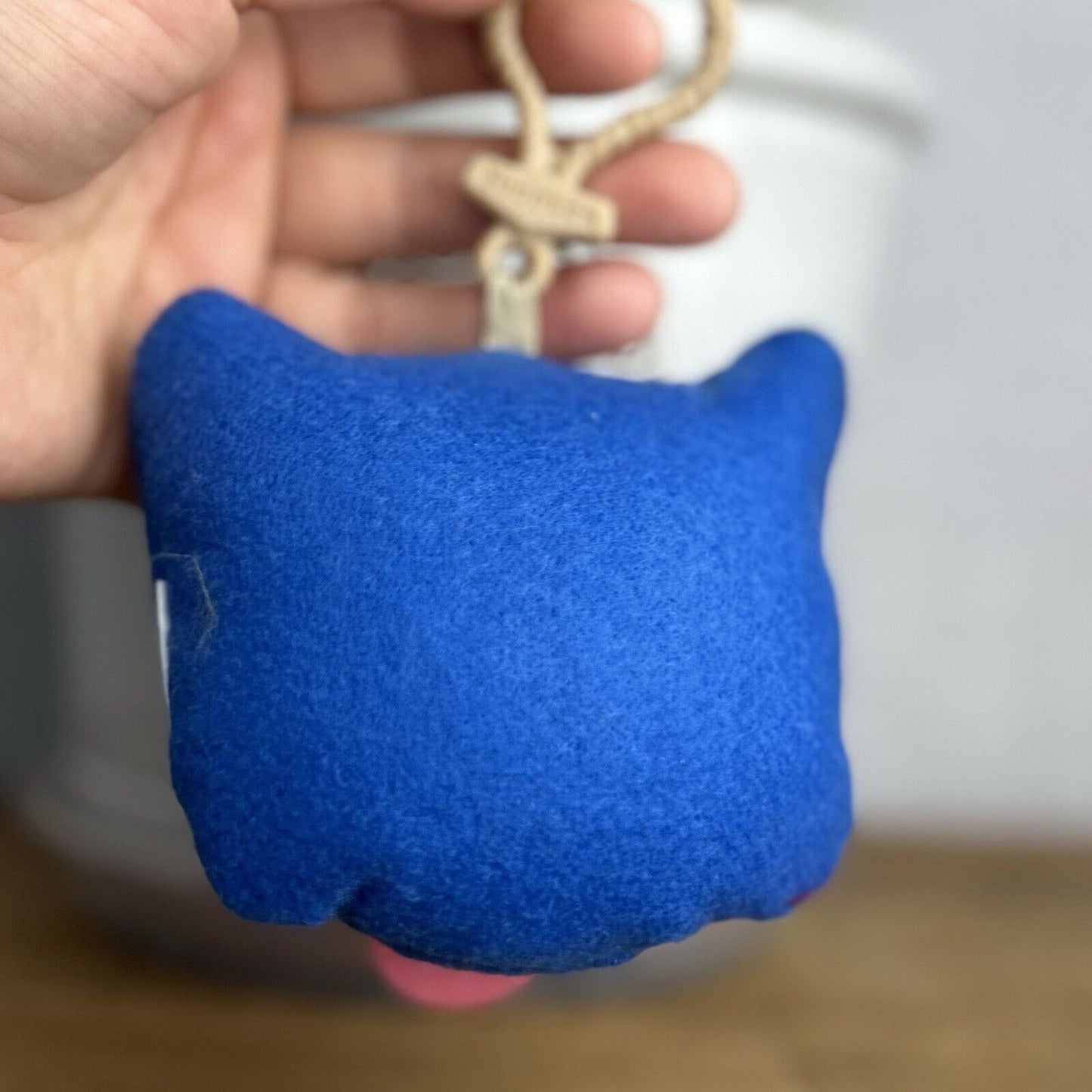 Fuggler Keyring Blue Tongue Out - Fuggler Sir Blech Clip On 5" (Tag removed)