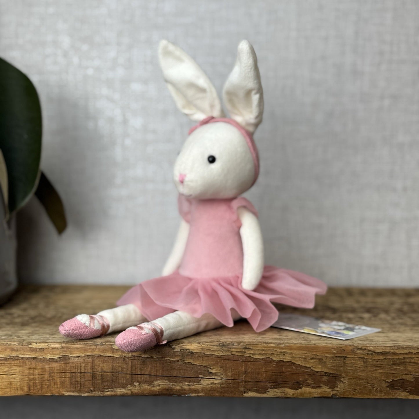 Jellycat Rose Pirouette Bunny Ballerina Rabbit Soft Toy Beanie Retired Pink 10”