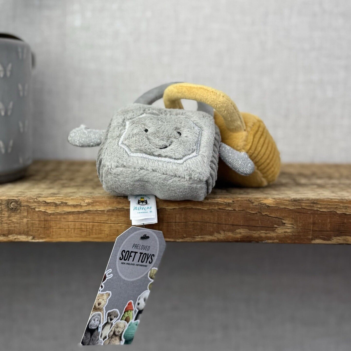 Jellycat Amuseable Love Locks - Padlocks Silver/Gold Beanie Plush 5"