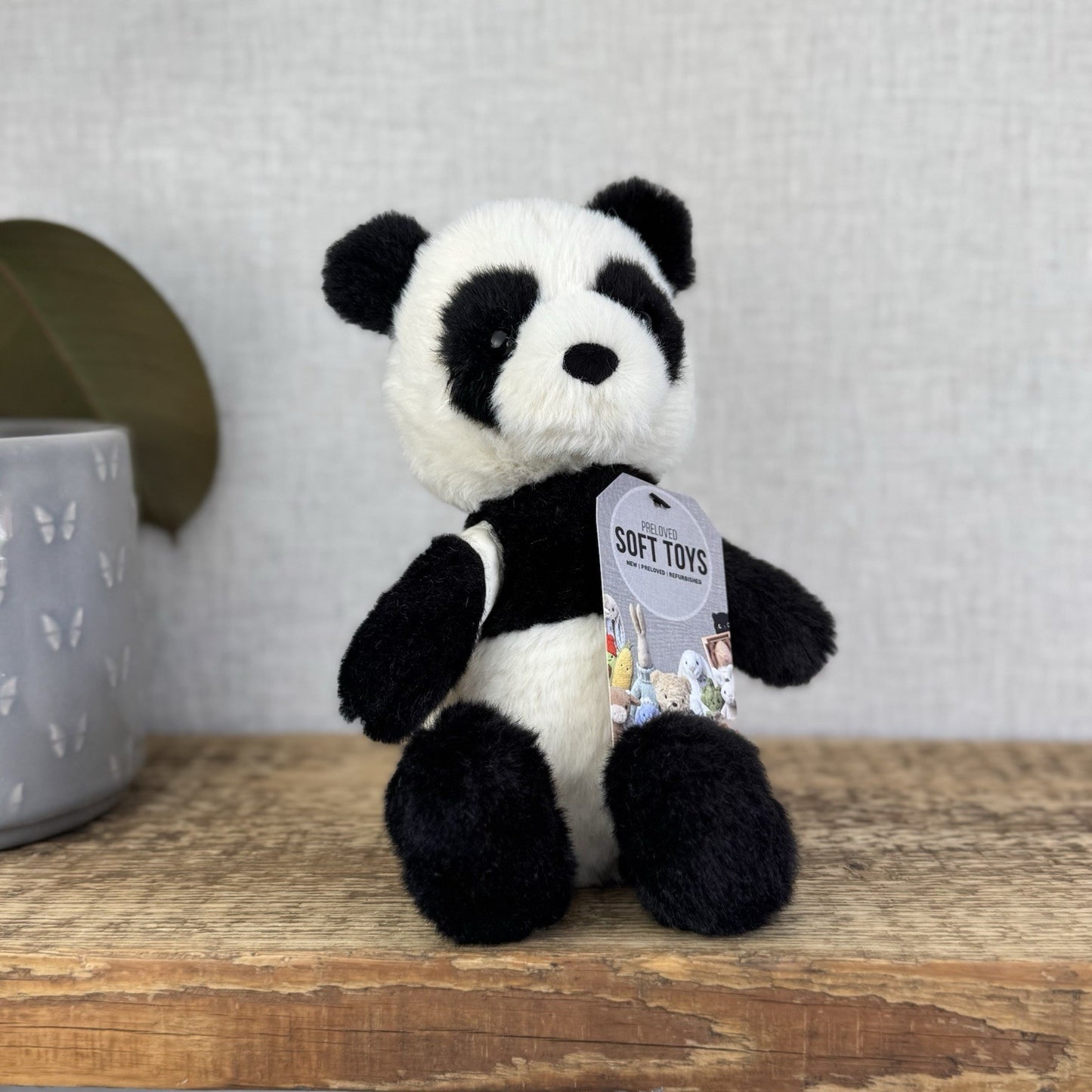Jellycat Backpack Panda - Panda With Backpack - Small Fluffy Panda Plush 10”