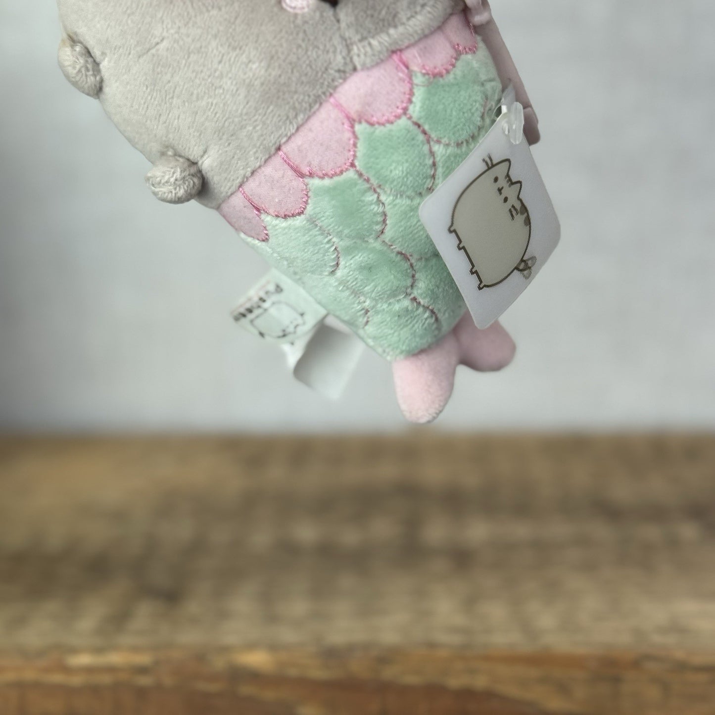 Gund Pusheen Cat - Mercat Mini Plush Bag Charm Clip Collectible With Tag 5"