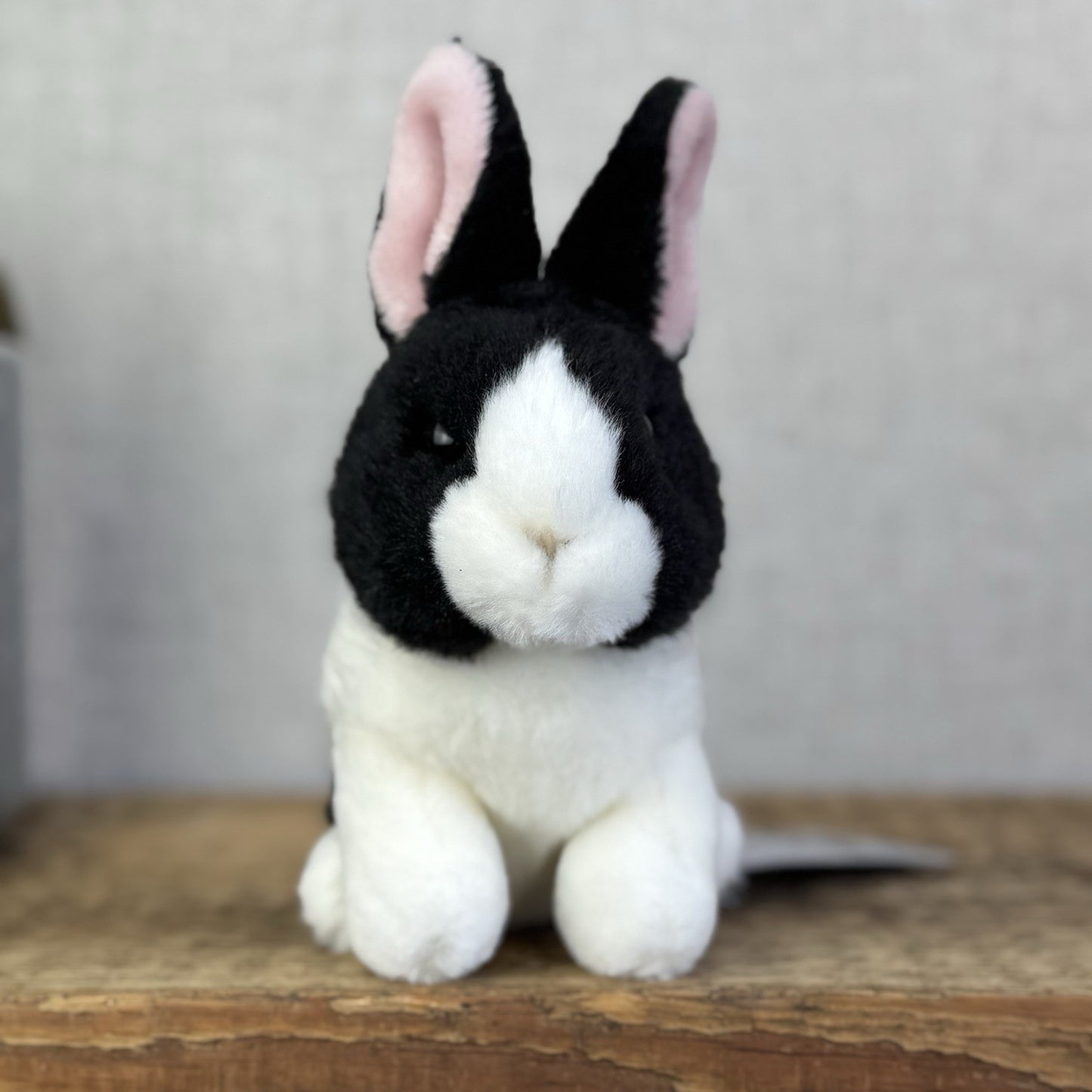 Wilberry Soft Toy Mini Dutch Bunny - Mini Black/White Lop Bunn Soft Toy NWOT