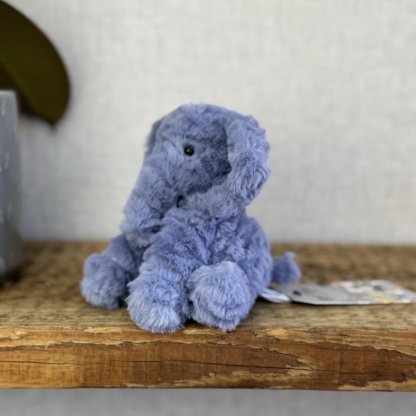 Jellycat Baby Fuddlewuddle Elephant - Fuddlewuddle Tiny Blue Elephant 4”