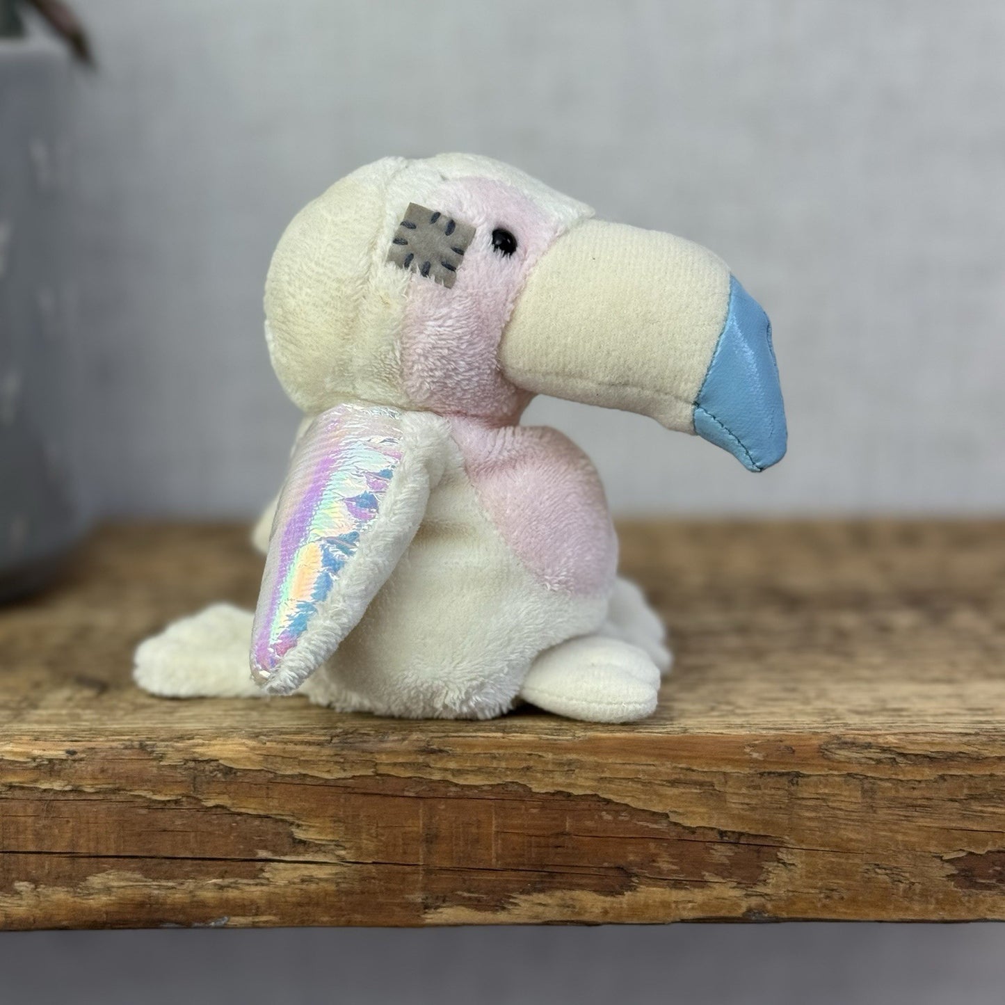 Blue Nose Friends Tango #73 - Limited Edition Pink Bird Beanie Collectible 5"