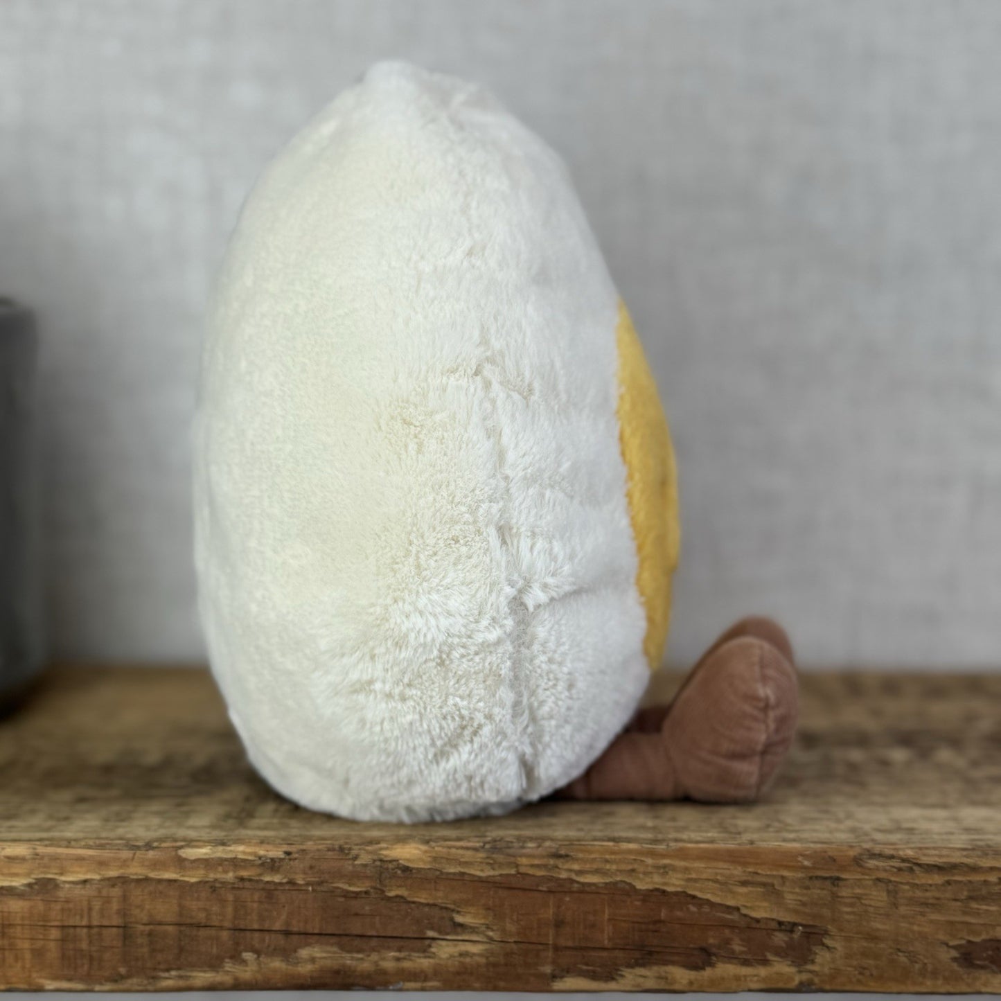 Jellycat Large Amuseable Egg - Large Smiling Egg Plush Beanie Retired 10"