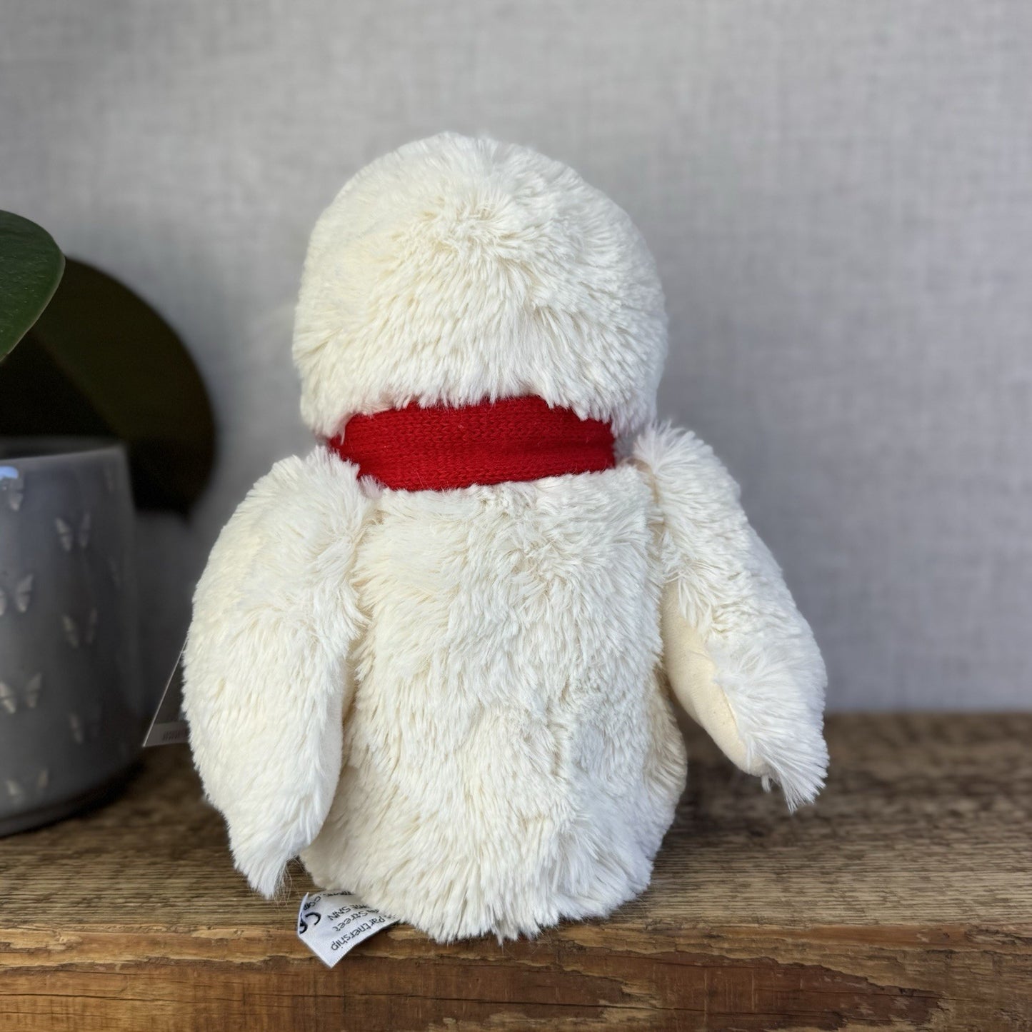 Jellycat John Lewis Exclusive - Medium Bashful Owl In Scarf - Owl Beanie 9”