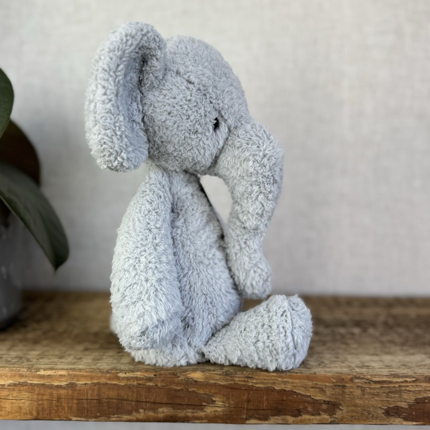 Jellycat Medium Nugget Elephant - Medium Nugget Elephant Grey Soft Toy 12"