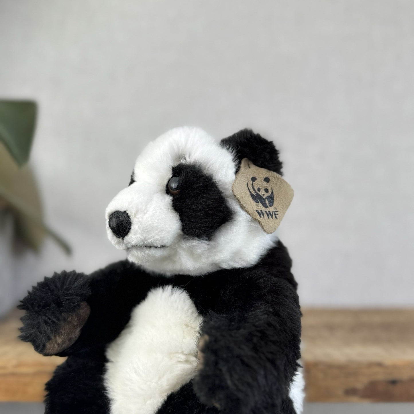 WWF Anna Club Plush Panda - Small Vintage Panda Soft Toy Beanie Super Fluffy 10”