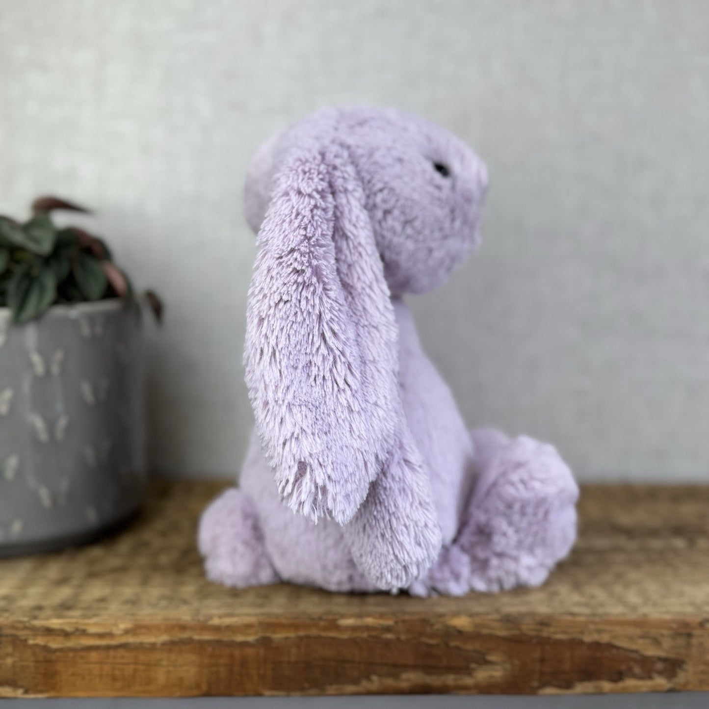 Jellycat Medium Bashful Hyacinth Bunny - Lilac Purple Bunny Rabbit 12”