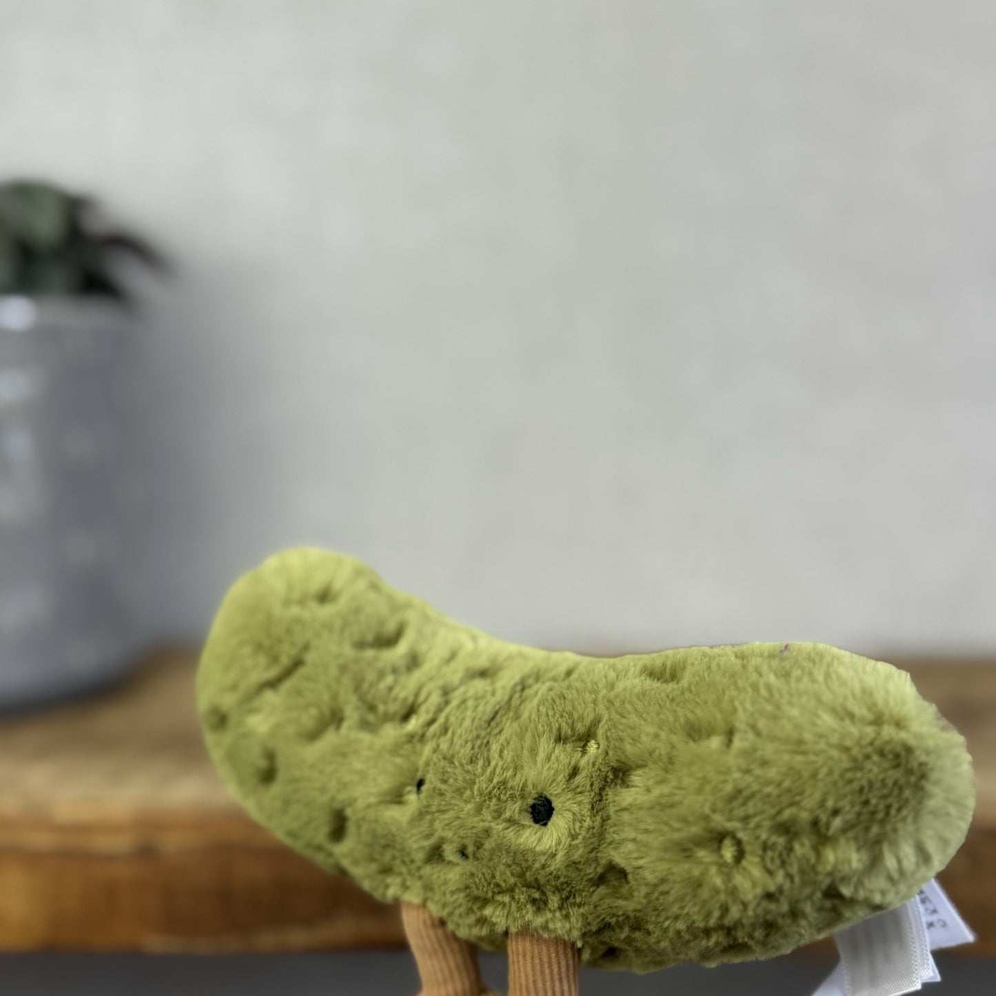 Jellycat Amuseable Pickle - Green Pickle Soft Toy Plush Novelty Beanie Tags