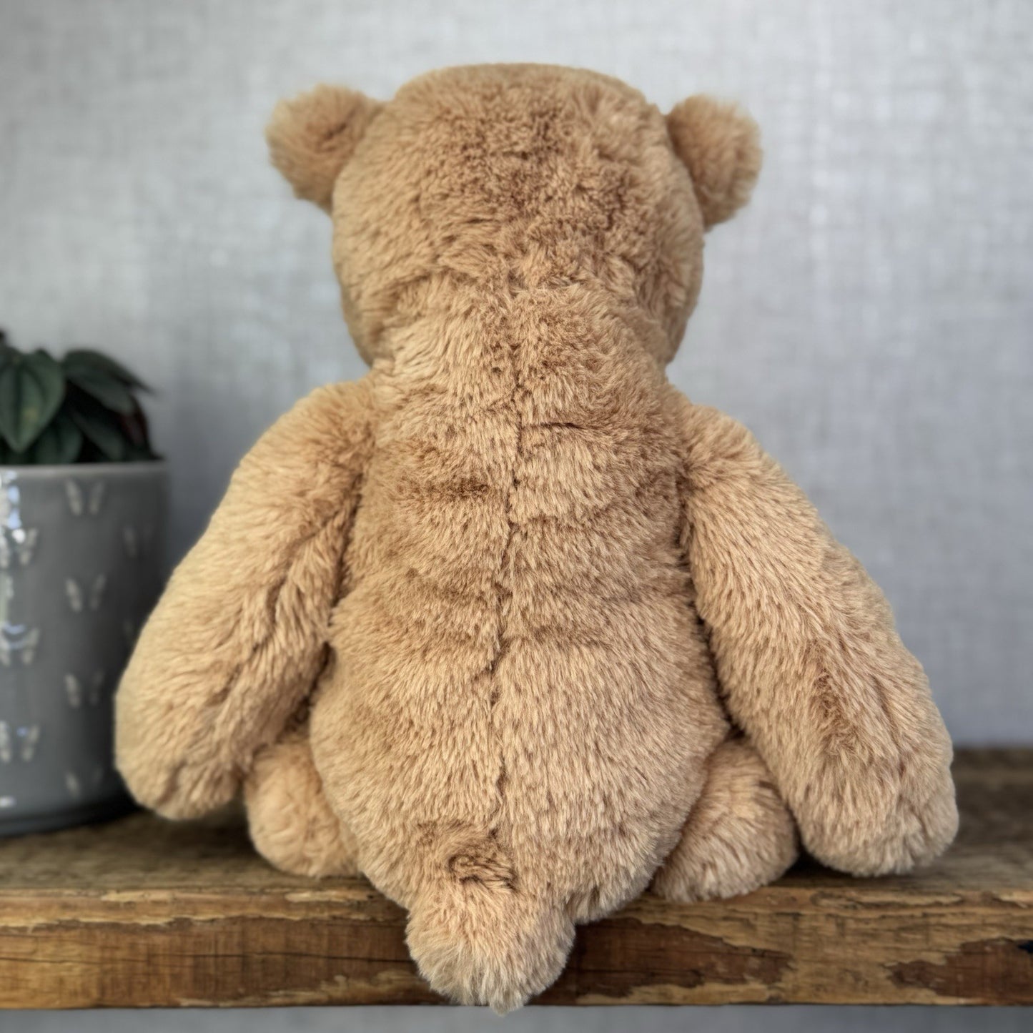 Jellycat Medium Butterscotch Bear - Retired Brown Beige Bear Soft Toy Beanie 12”