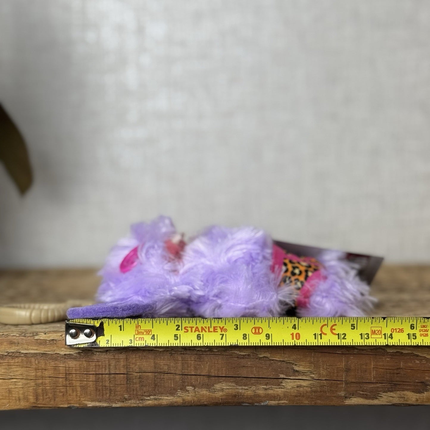 Fuggler Budgie Fuggler Grin Grin Keyring - Lilac Fluffy Fuggler Monster Clip 5”