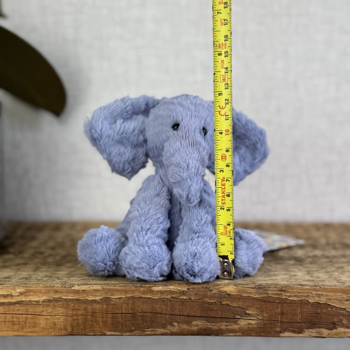 Jellycat Baby Fuddlewuddle Elephant - Fuddlewuddle Tiny Blue Elephant 4” (#2)
