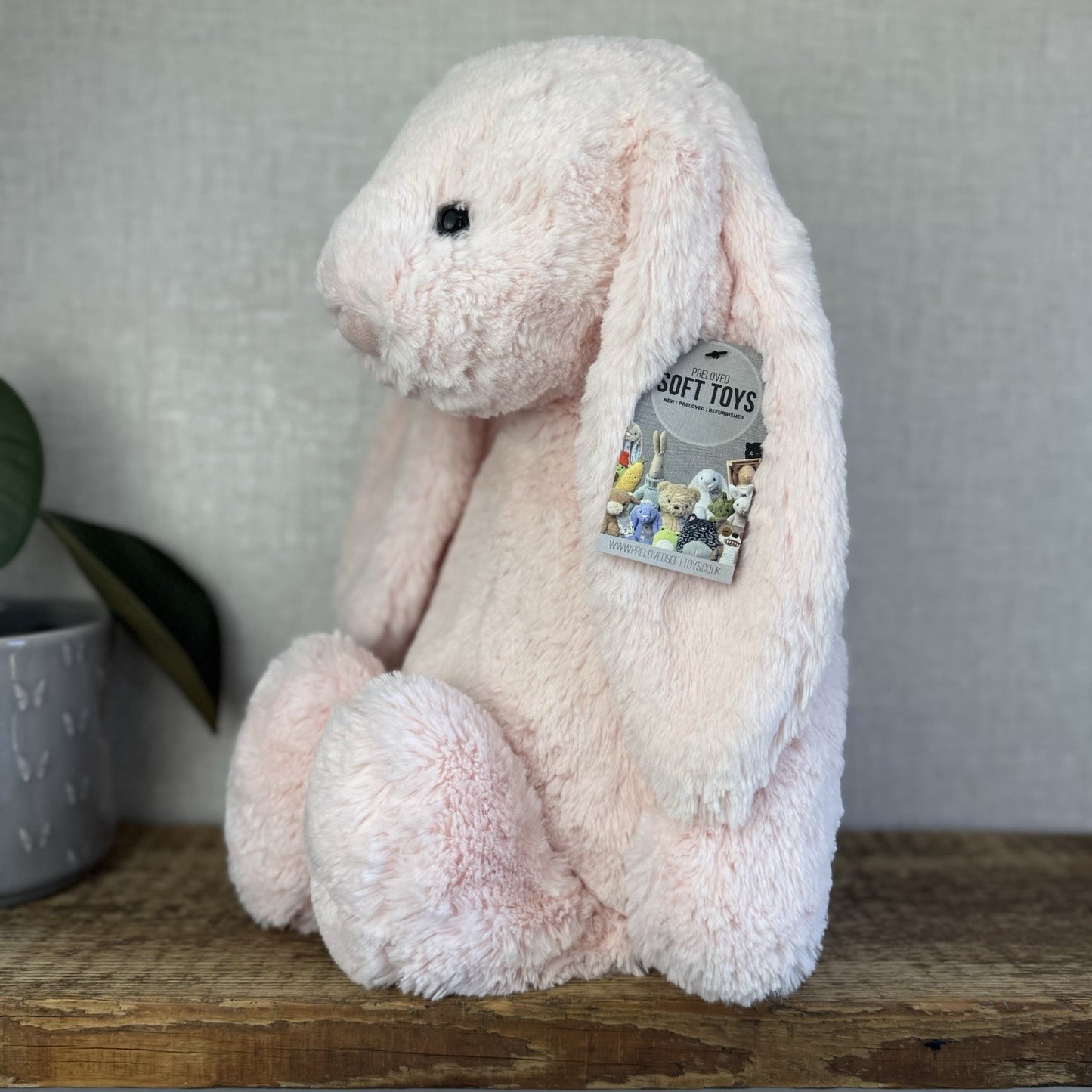 Jellycat Huge Bashful Pink Bunny - Large Baby Pink Bunny - Huge Rabbit 20"