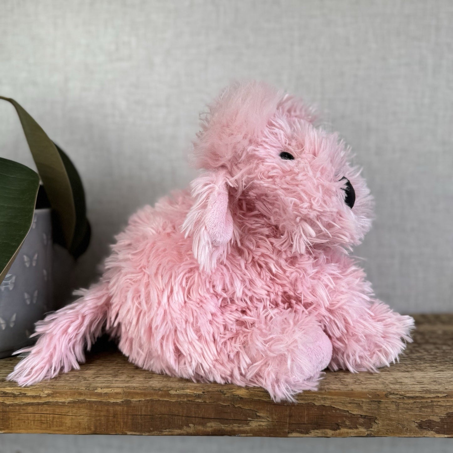 Jellycat Pink Truffles Puppy Dog - Truffles Puppy Soft Pink NWOT Cushion 14”