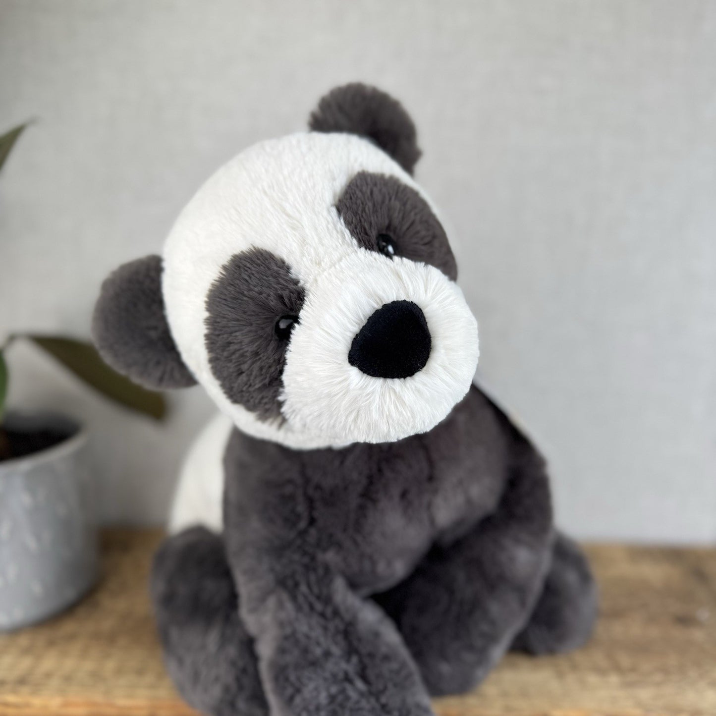 Jellycat Large Huggady Panda - Big Floppy Panda Beanie Rare/Retired 26"