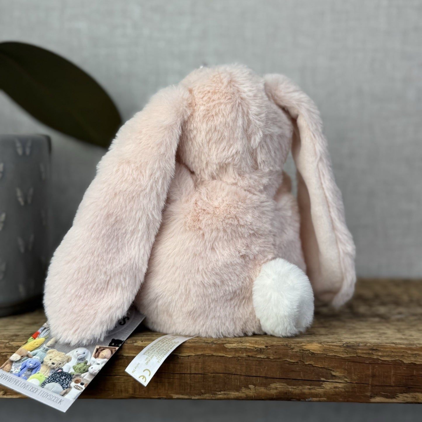 Bunnies By The Bay - Tiny Nibble Pink Bunny Soft Pink Beanie NWOT long Ears Cute