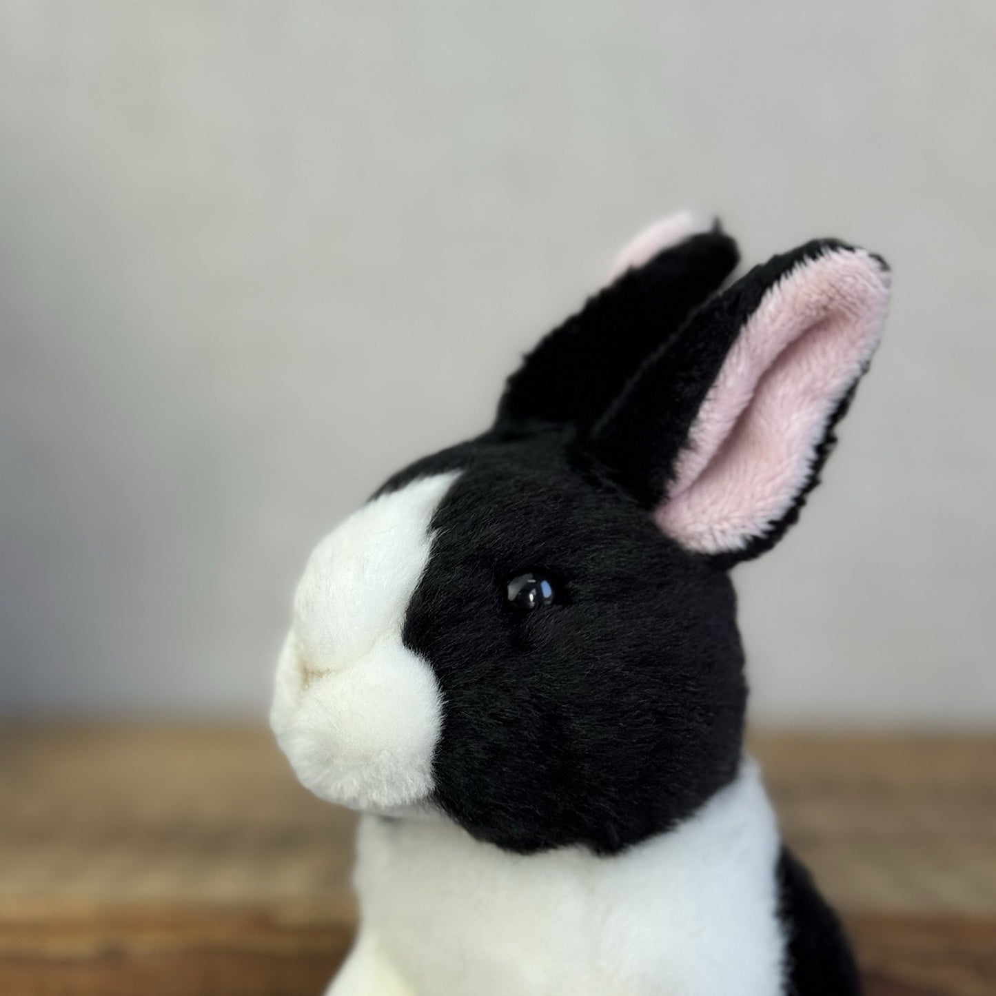 Wilberry Soft Toy Mini Dutch Bunny - Mini Black/White Lop Bunn Soft Toy NWOT