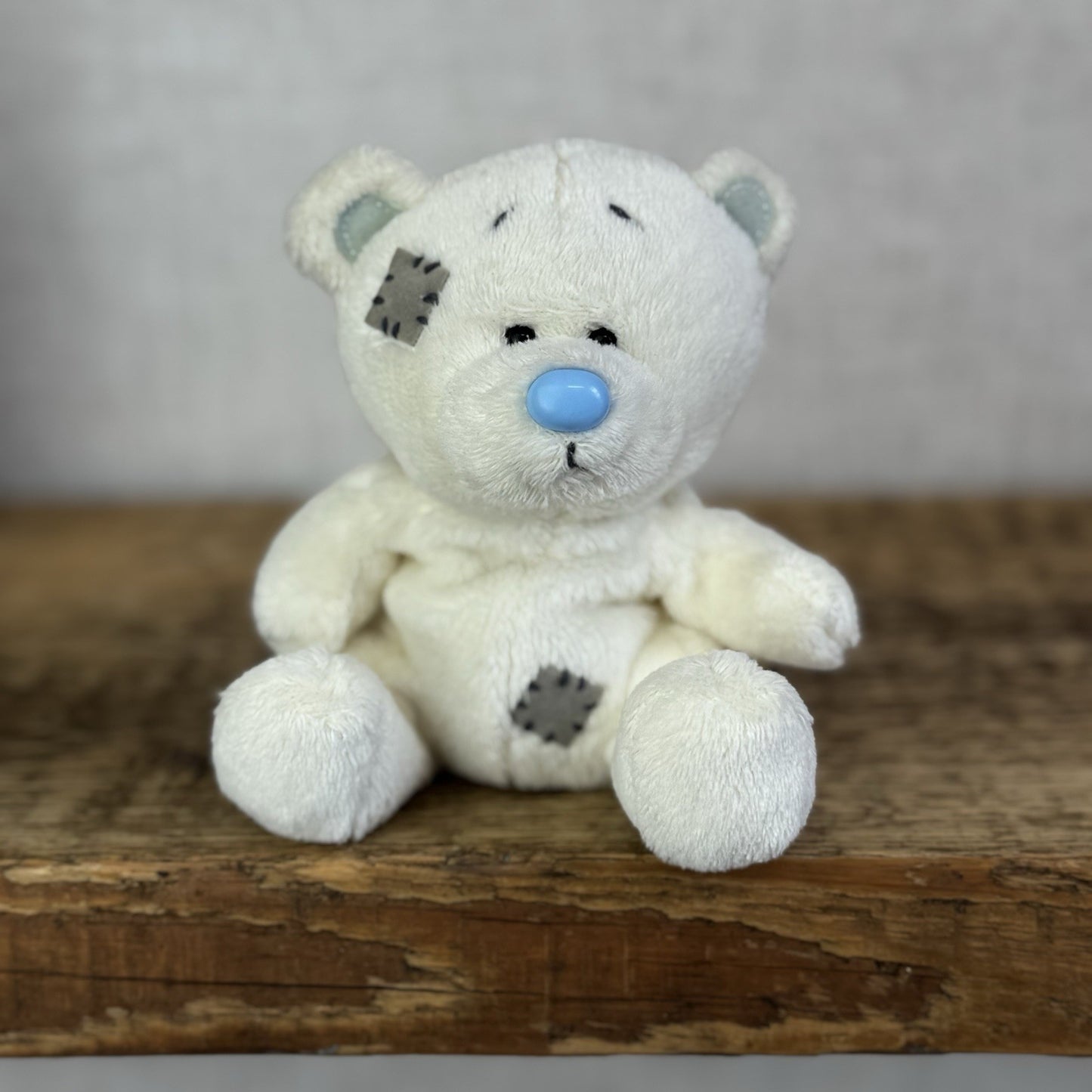 Blue Nose Friends Chalky #15 - Mini White Bear Tatty Teddy Small Retired 5”