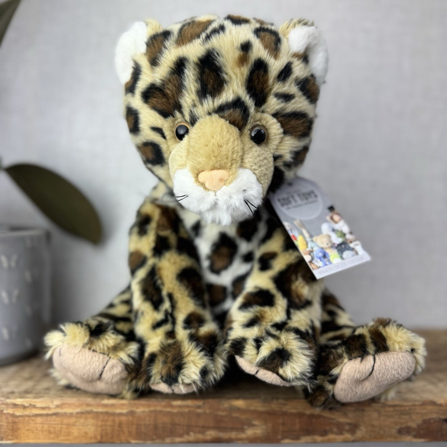Build A Bear WWF Leopard Cheetah Plush Stuffed Animal 2012 World Wildlife 12"