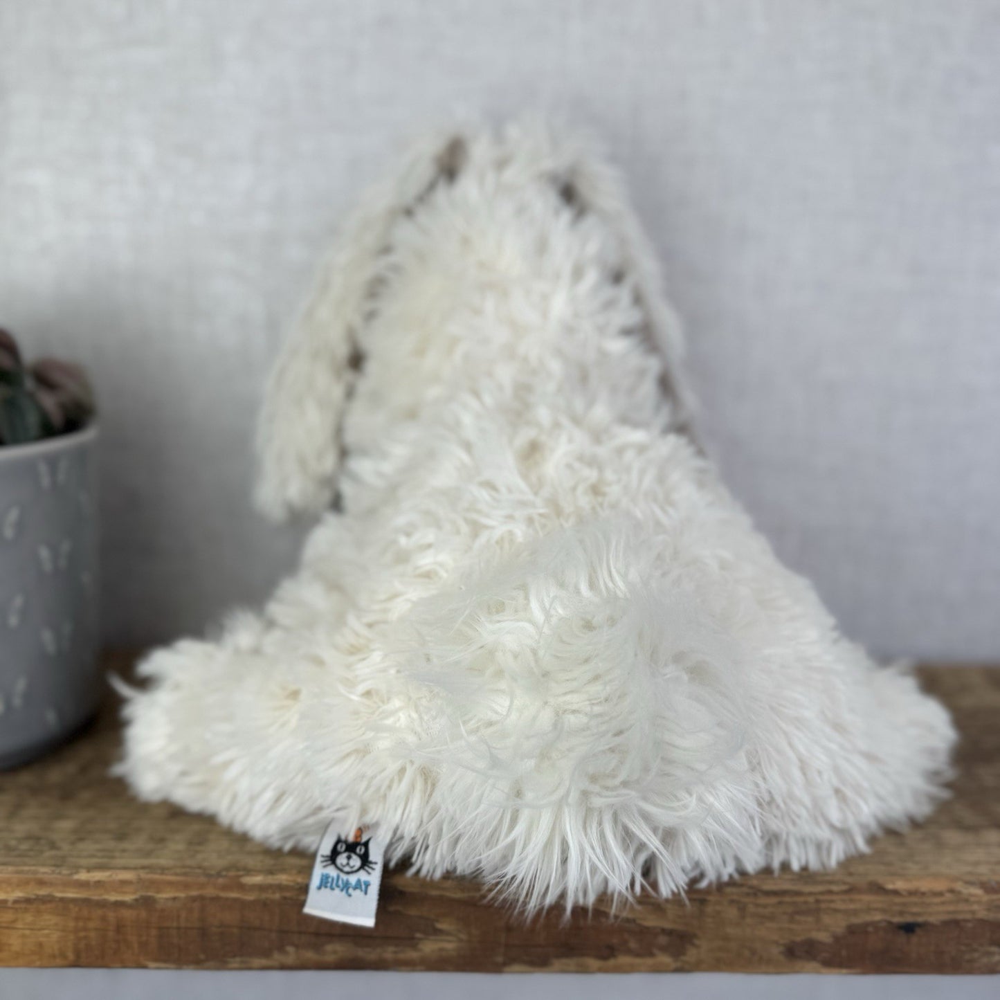 Jellycat Medium Truffles Bunny Rabbit - Large Cream Floppy Cushion Soft Vintage