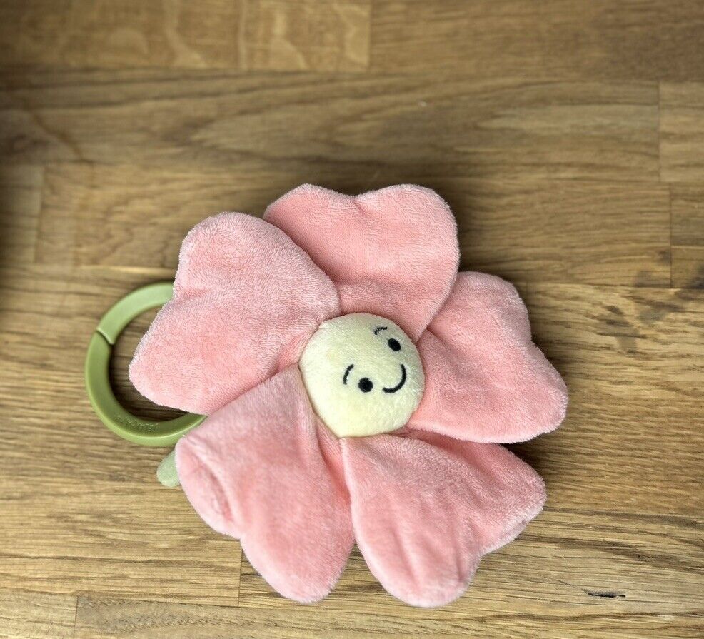 Jellycat Fleury Petunia Jitter - Jellycat Sensory Flower Toy - Crinkles/rattle