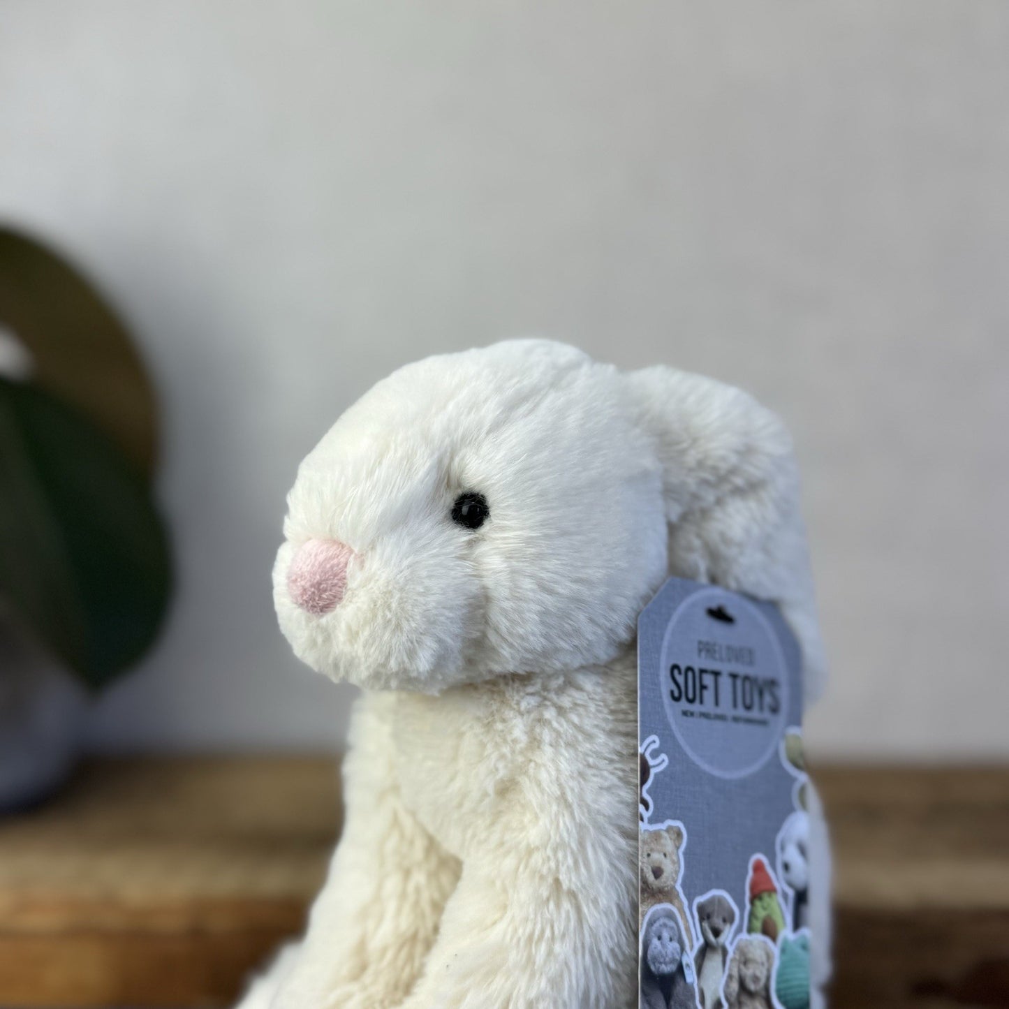 Jellycat Small Riley Bunny - Cream Lop Ear Bunny Rabbit Soft Toy Retired 7”