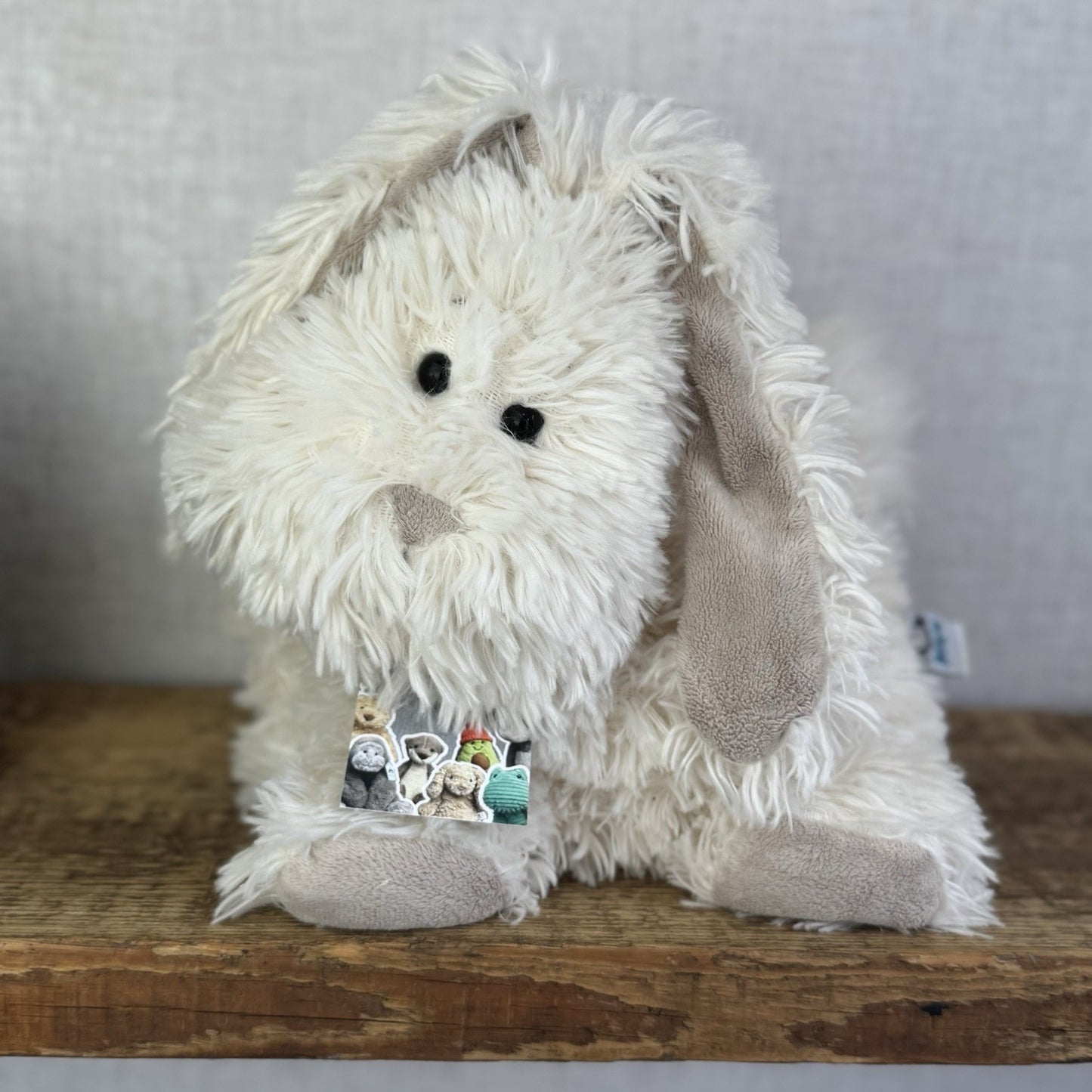 Jellycat Medium Truffles Bunny Rabbit - Large Cream Floppy Cushion Soft Vintage