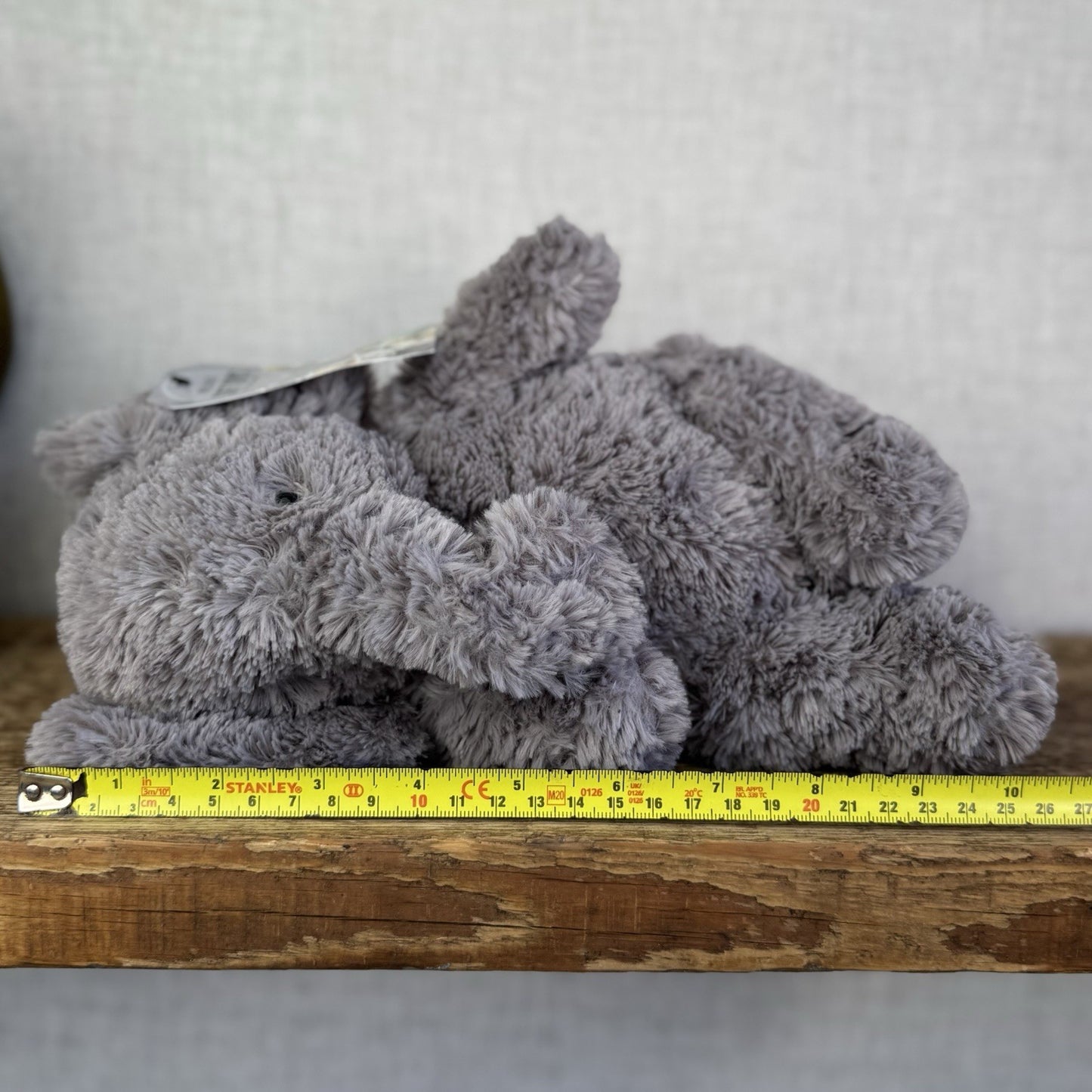 Jellycat Archibald Elephant - Modern Bartlesham Style - Curly Beanie Squishy 10"