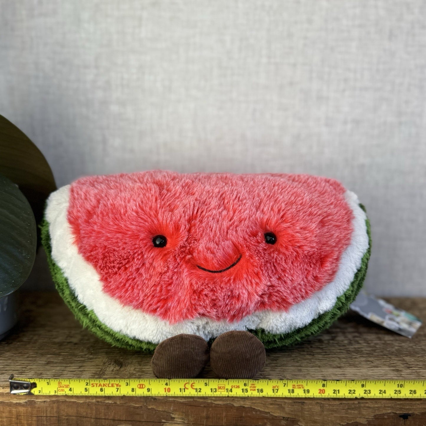 Jellycat Medium Amuseable Watermelon Slice - Fluffy Melon Soft Toy 11”