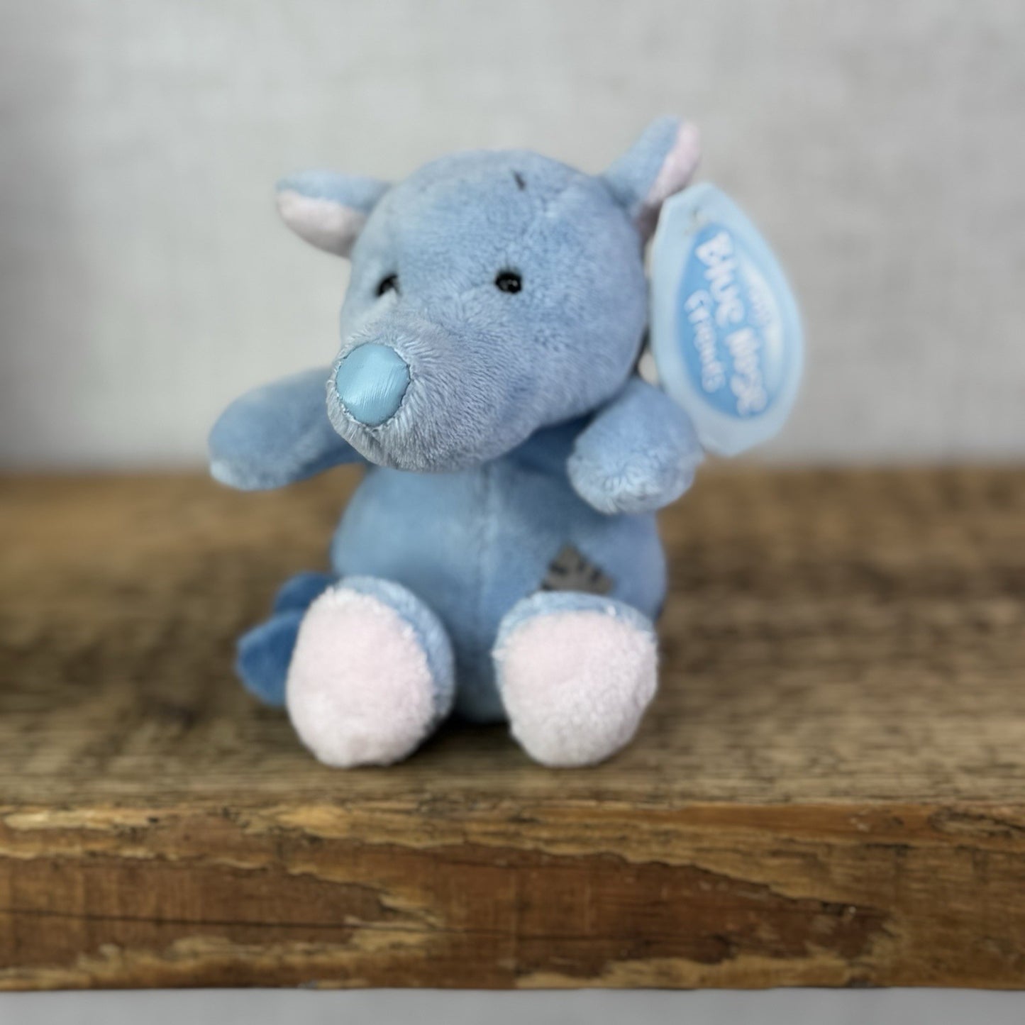 Blue Nose Friends Shield Armadillo #103 - Small Blue Armadillo Soft Toy