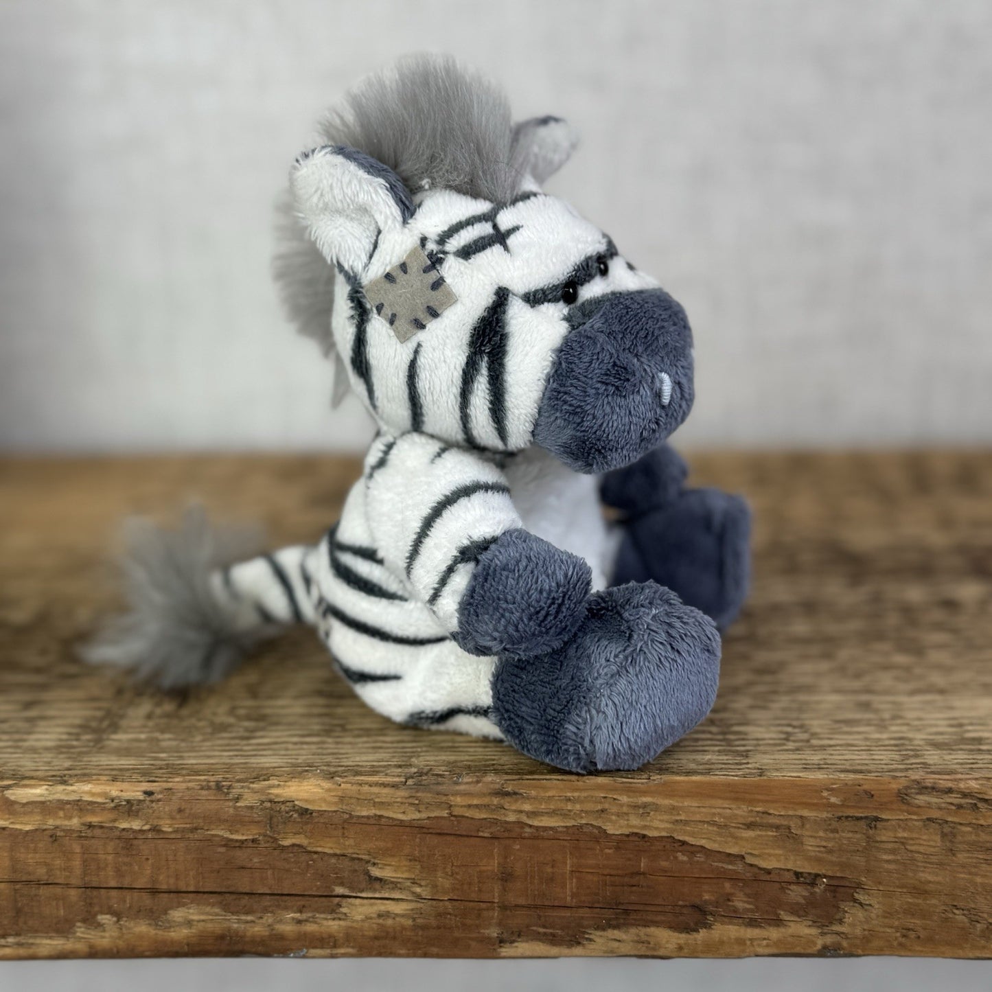 Blue Nose Friends Chip #8 - Mini Zebra Blue Nose Beanbag Soft Toy 5"