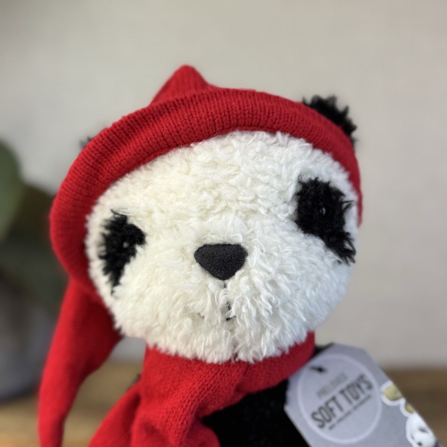 Jellycat Vintage Panda In Beanie & Scarf - John Lewis Exclusive Panda Beanie 14”