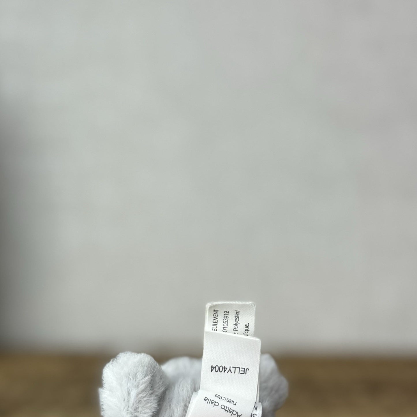 Jellycat Tiny Fluffy Silver Bunny - Tiny Fluffy Bunny Selfridges Exclusive 5”