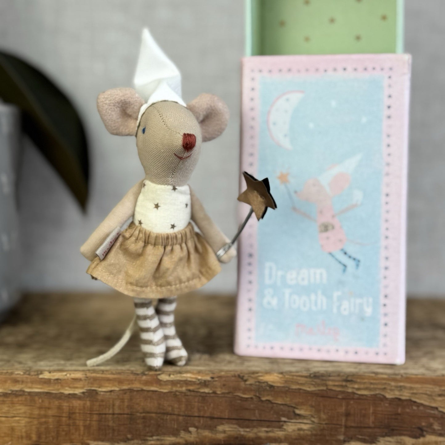 Maileg Toothfairy In Matchbox - Retired 2015 - Tooth Fairy Collectible Mouse