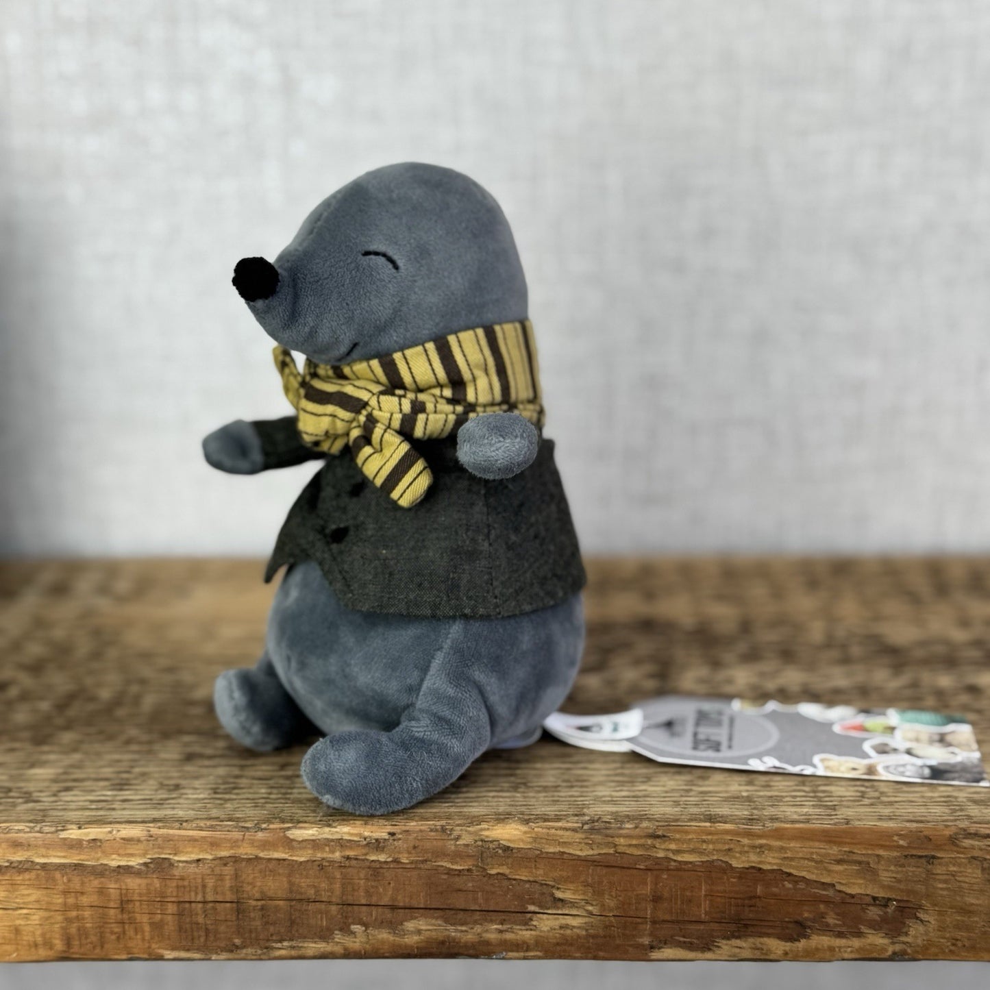 Jellycat Riverside Rambler Mole - Mole In Waistcoat Jacket Wind In The Willows