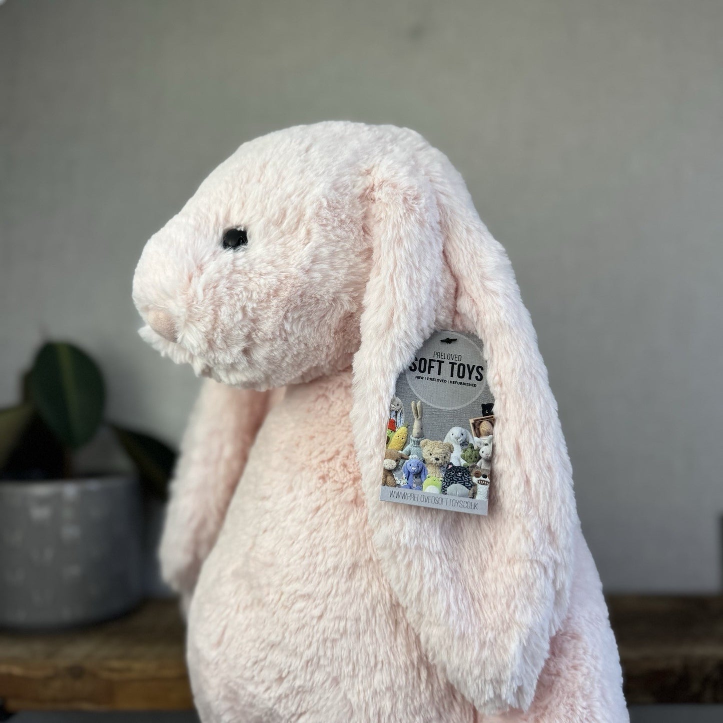 Jellycat Huge Bashful Pink Bunny - Large Baby Pink Bunny - Huge Rabbit 20"