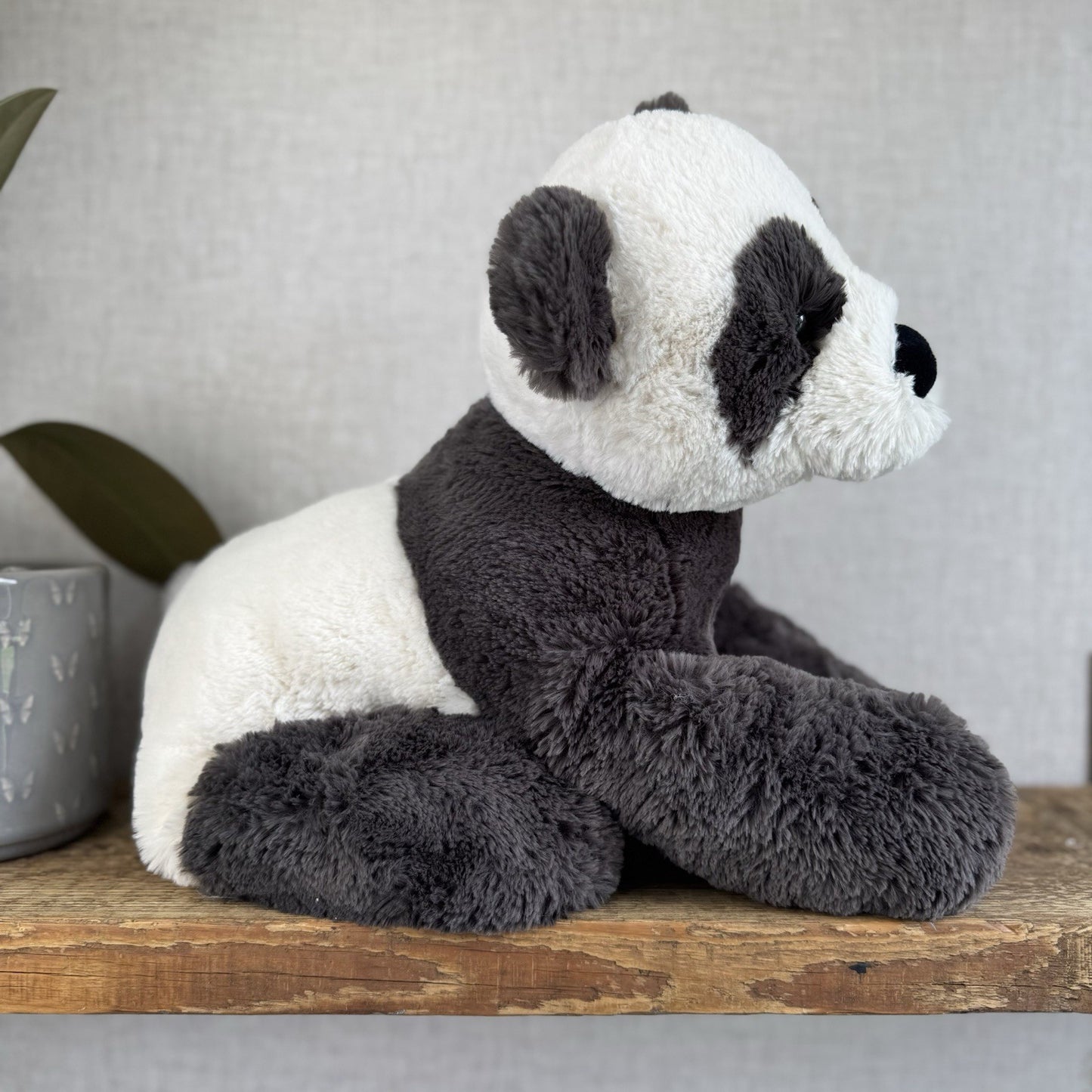 Jellycat Large Huggady Panda - Big Floppy Panda Beanie Rare/Retired 26"