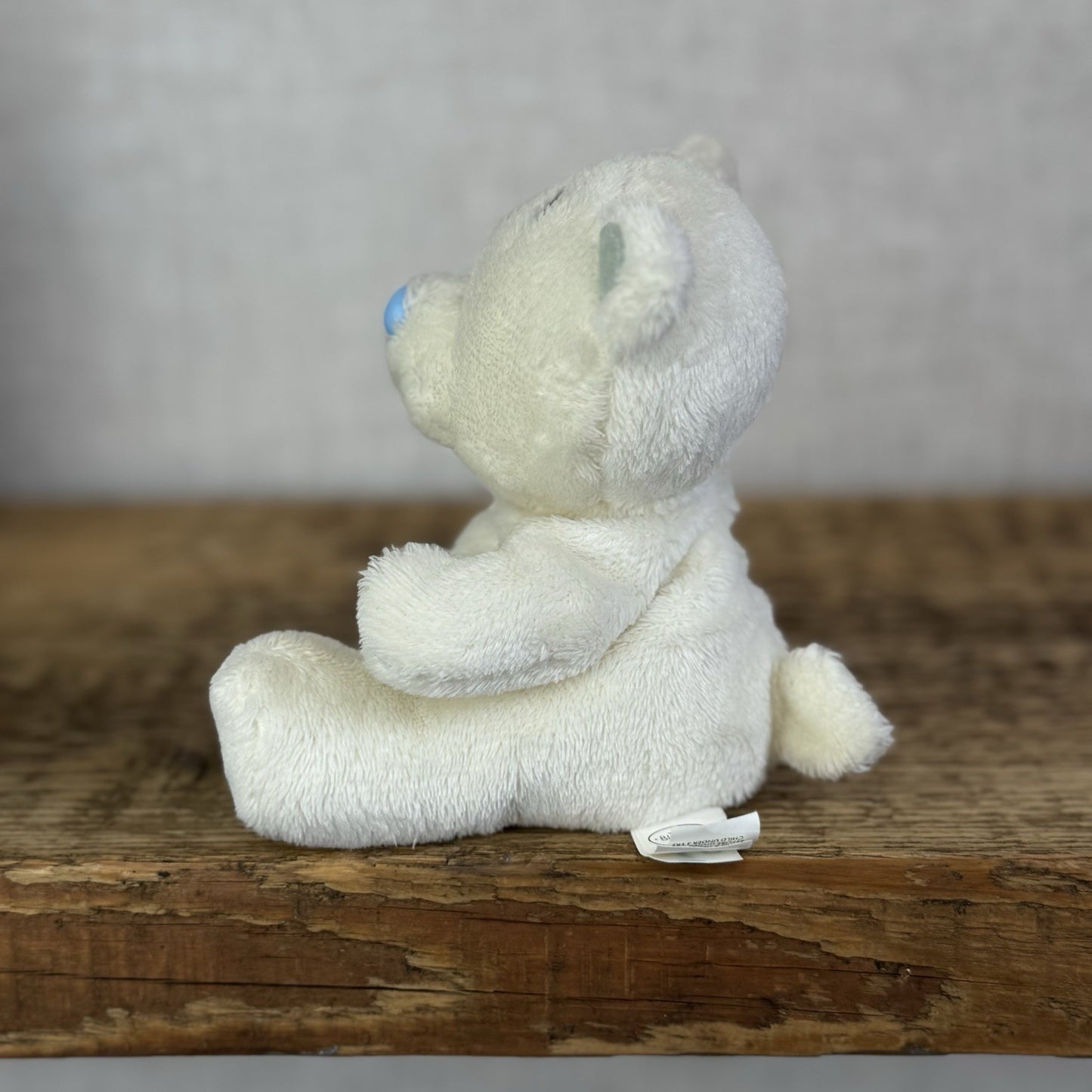 Blue Nose Friends Chalky #15 - Mini White Bear Tatty Teddy Small Retired 5”