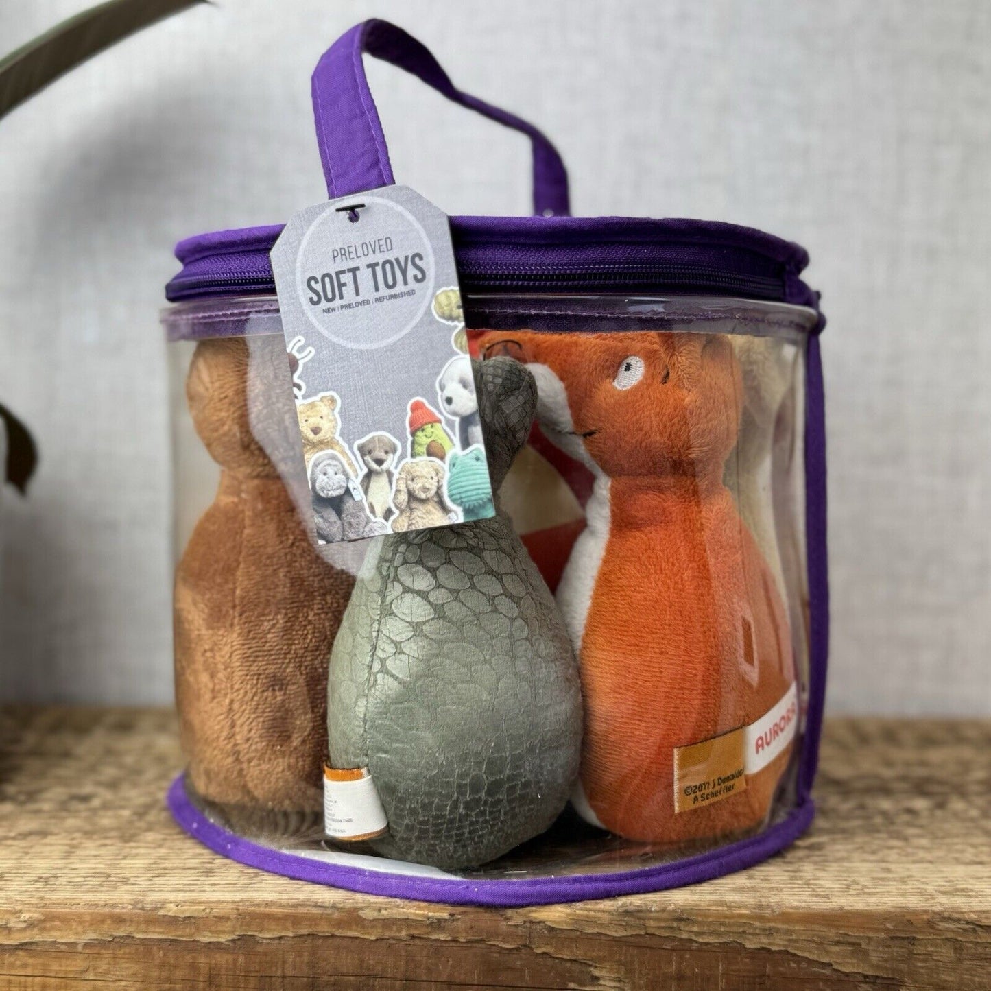 Gruffalo's Child Plush Skittle Set Bowling Soft Toy by Aurora The Gruffalo Gift