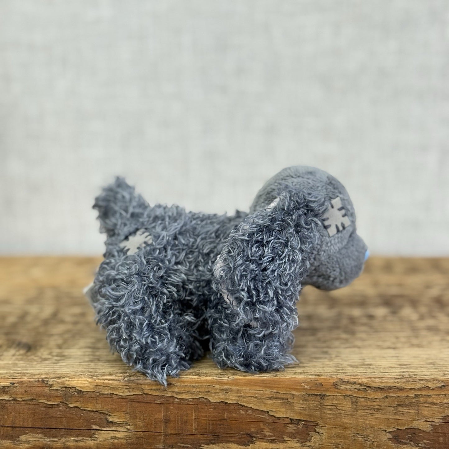 Blue Nose Friends Bixie Cocker Spaniel #113 - Mini Grey Fluffy Beanbag Dog Plush