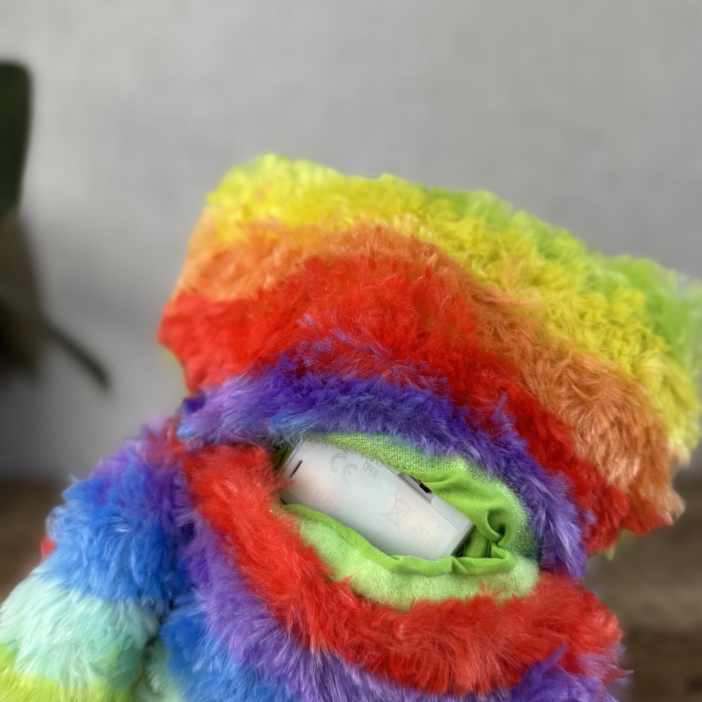 Fuggler Fart Face Fuggler - Wide Eyed Weirdo Rainbow Fuggler Cute Snuggler Plush