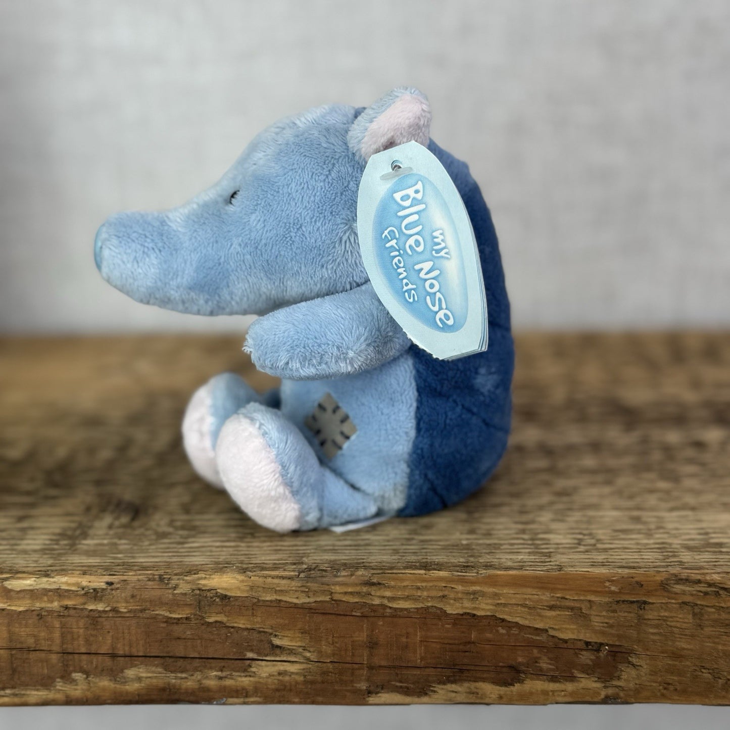 Blue Nose Friends Shield Armadillo #103 - Small Blue Armadillo Soft Toy