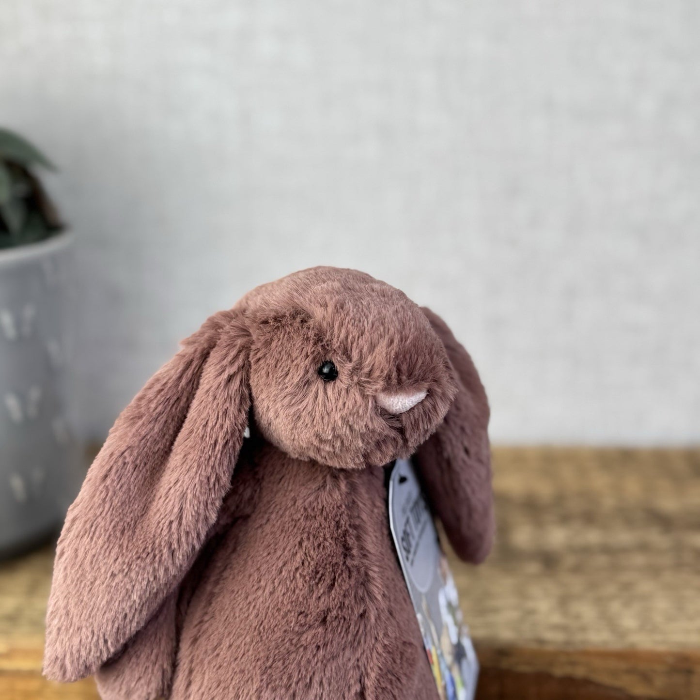 Jellycat Small Bashful Fudge Bunny New Without Tags Small Brown Rabbit Retired