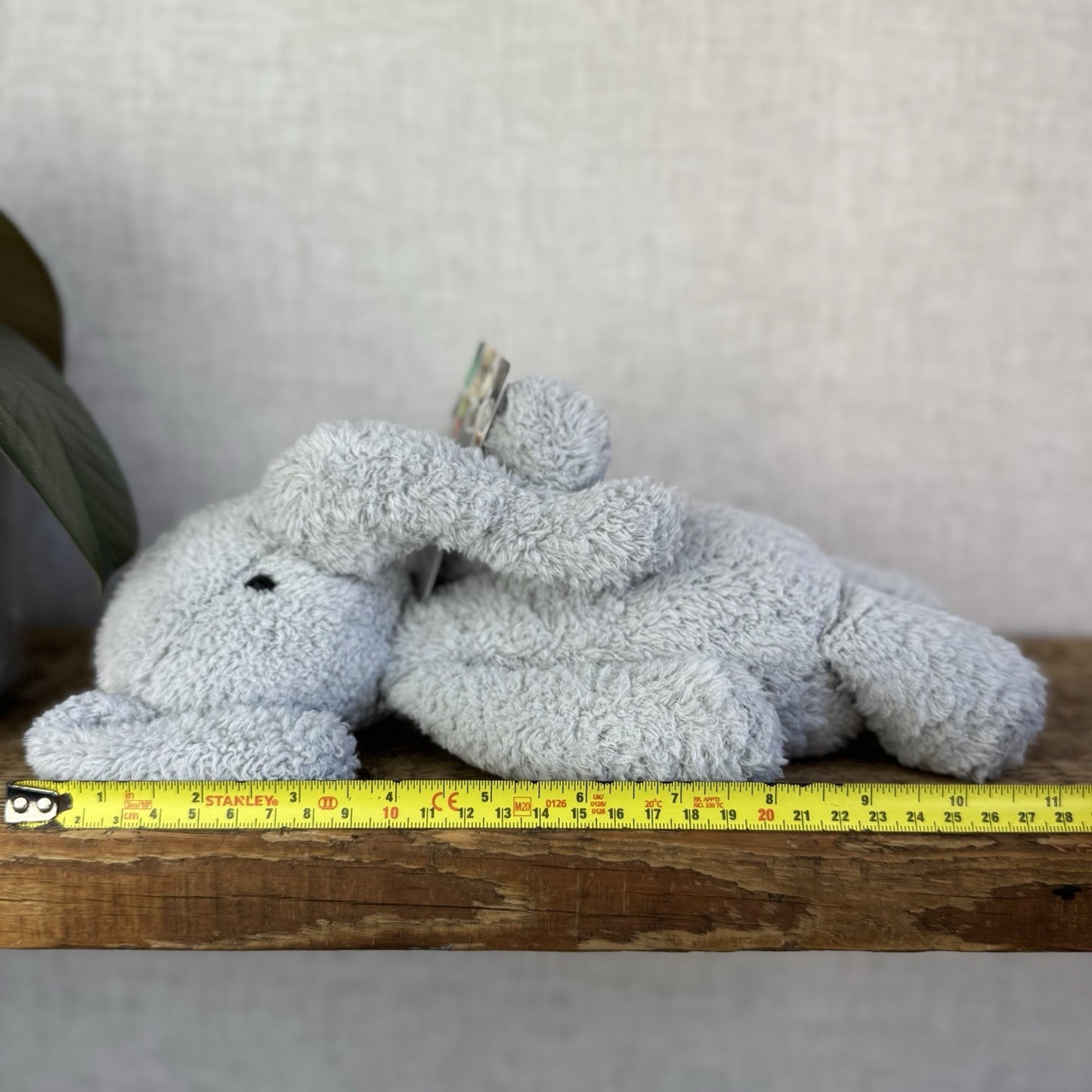 Jellycat Medium Nugget Elephant - Medium Nugget Elephant Grey Soft Toy 12"