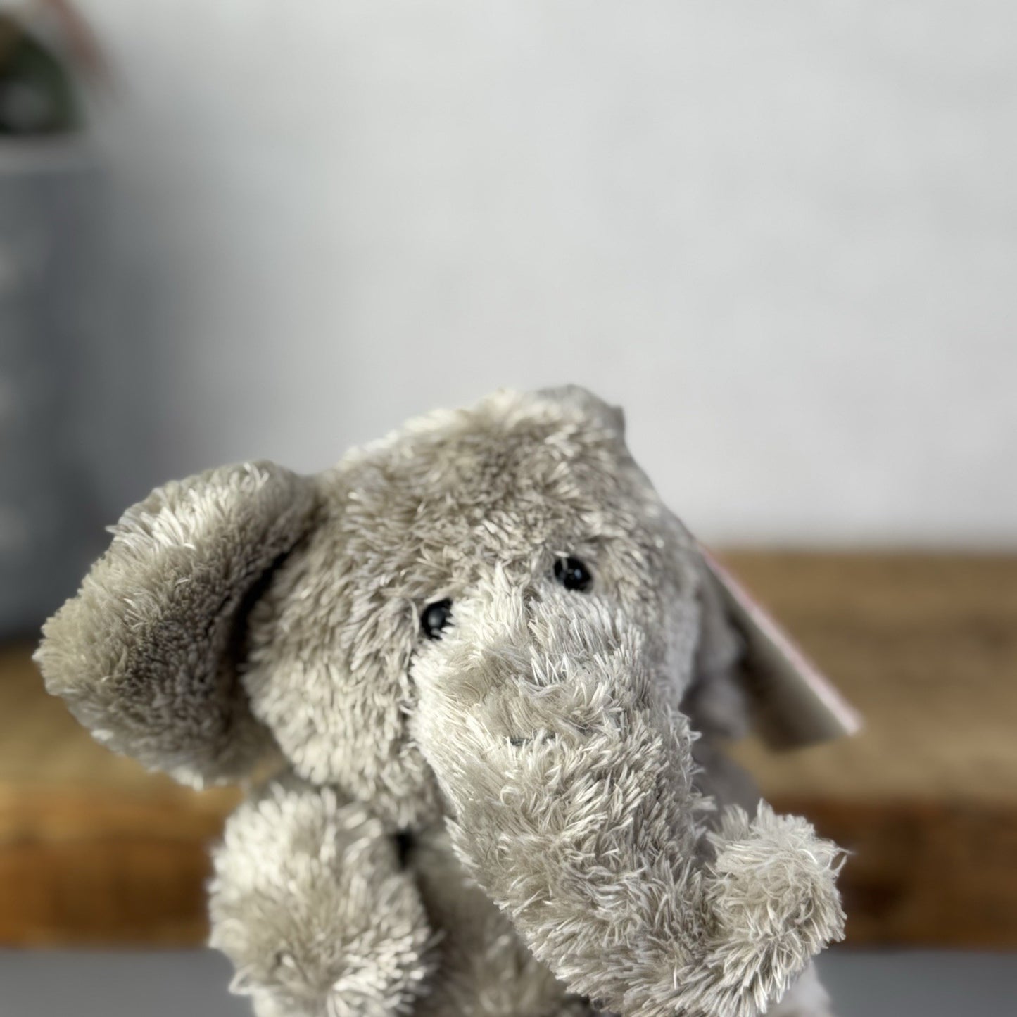 Russ Luvvies - Kristi Elephant Small Pudding Beanie Elephant New Tags 5"