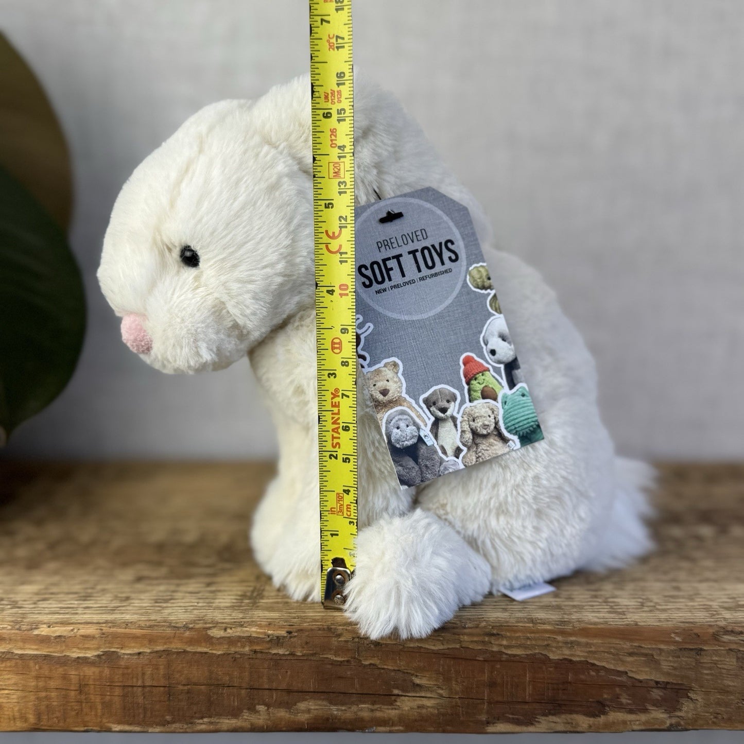 Jellycat Small Riley Bunny - Cream Lop Ear Bunny Rabbit Soft Toy Retired 7”