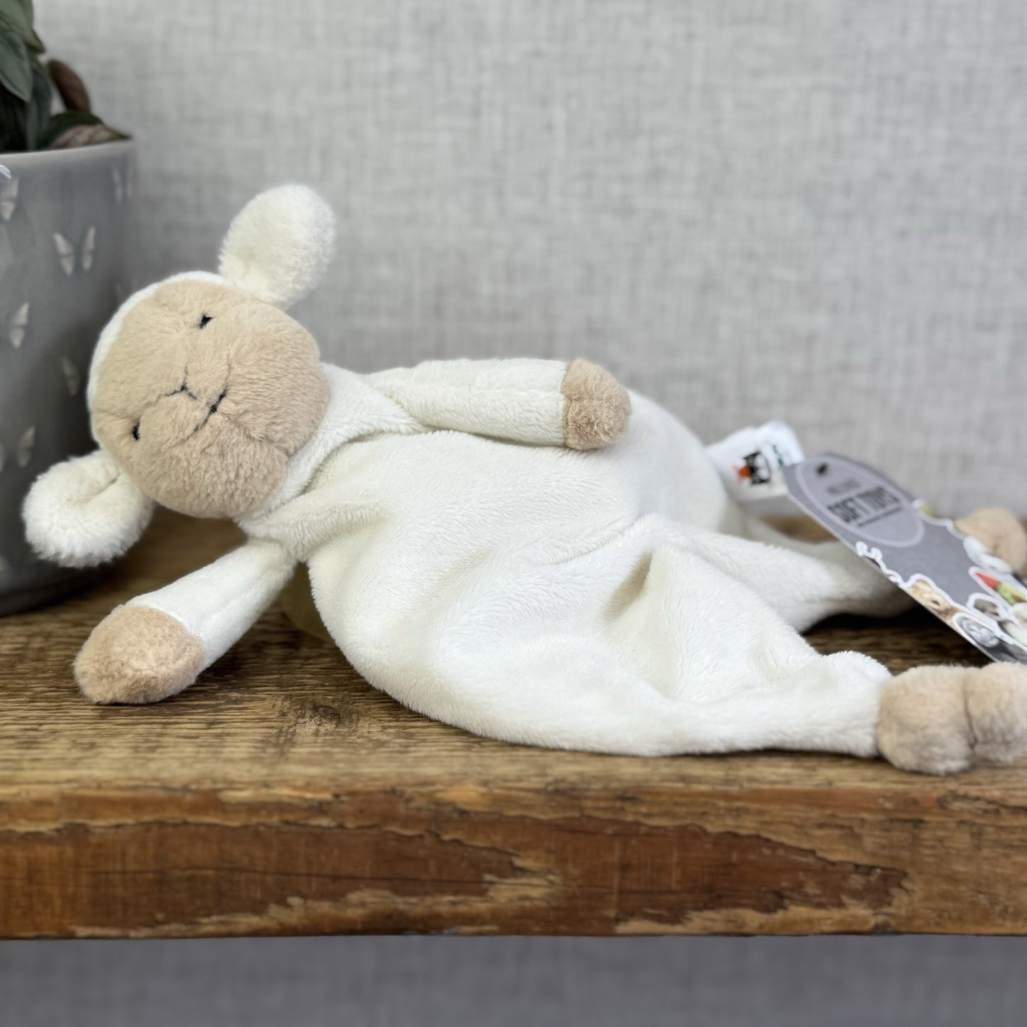 Jellycat Husbie Lamb Soother Comoforter - Sheep Baby Soft Toy Blanket NWOT