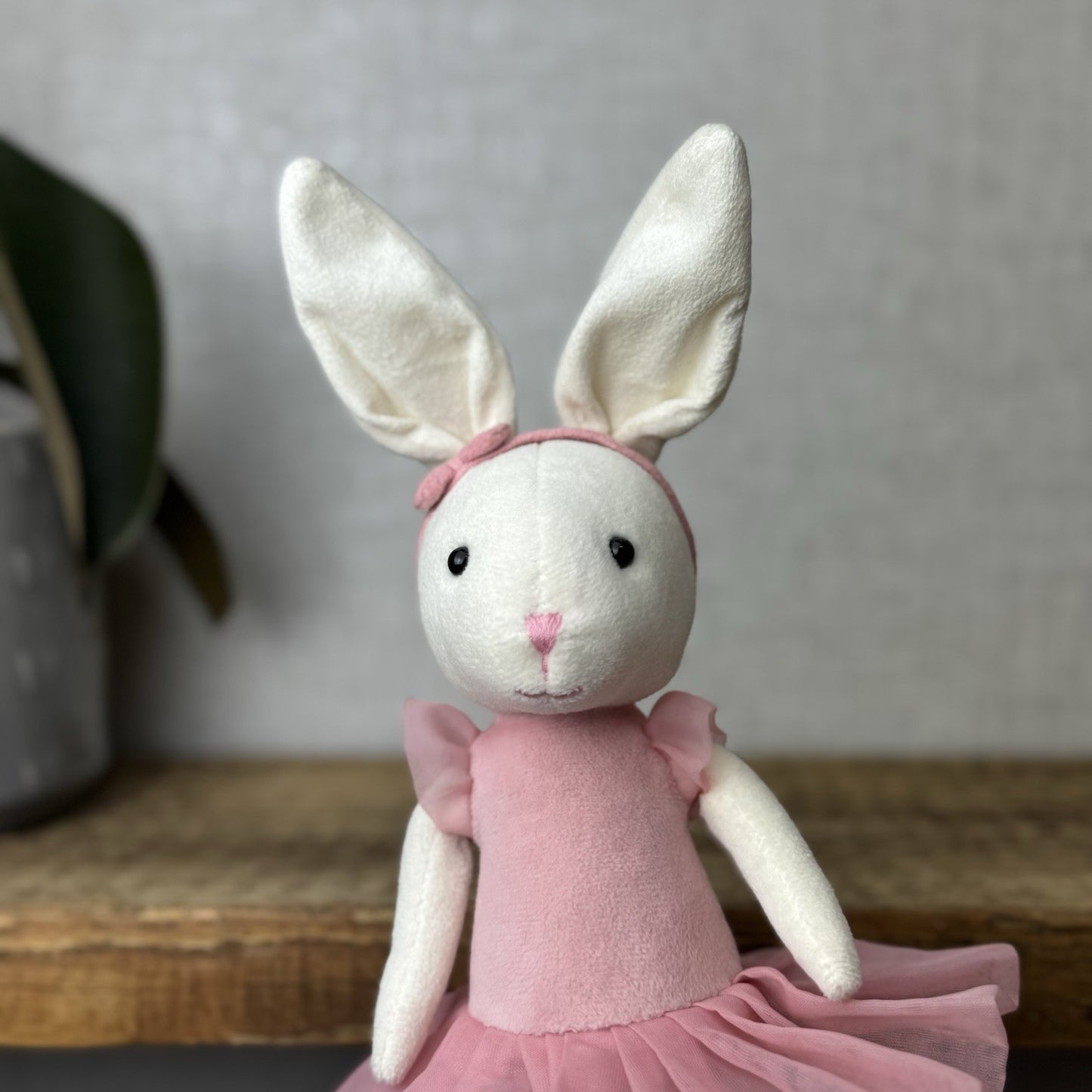 Jellycat Rose Pirouette Bunny Ballerina Rabbit Soft Toy Beanie Retired Pink 10”